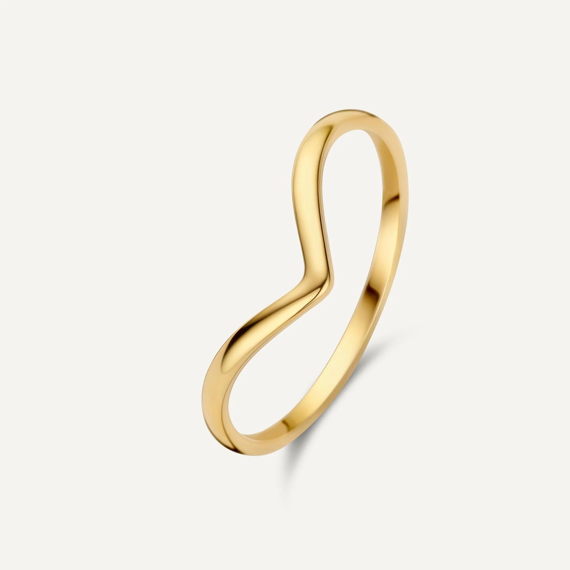 Cubic Zirconia Wishbone Ring Set - Image 4
