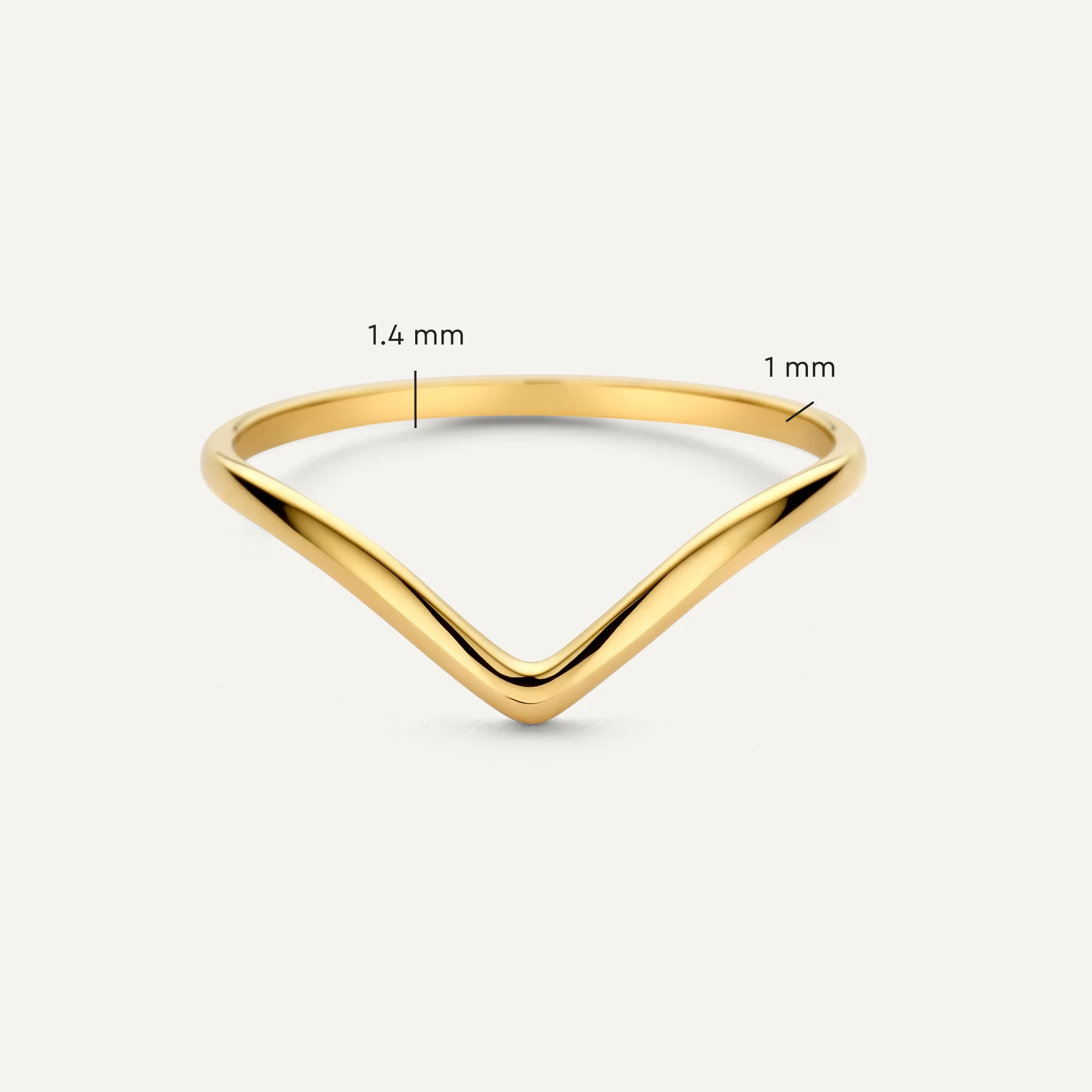 Wishbone Crossover Rings Set - Image 7