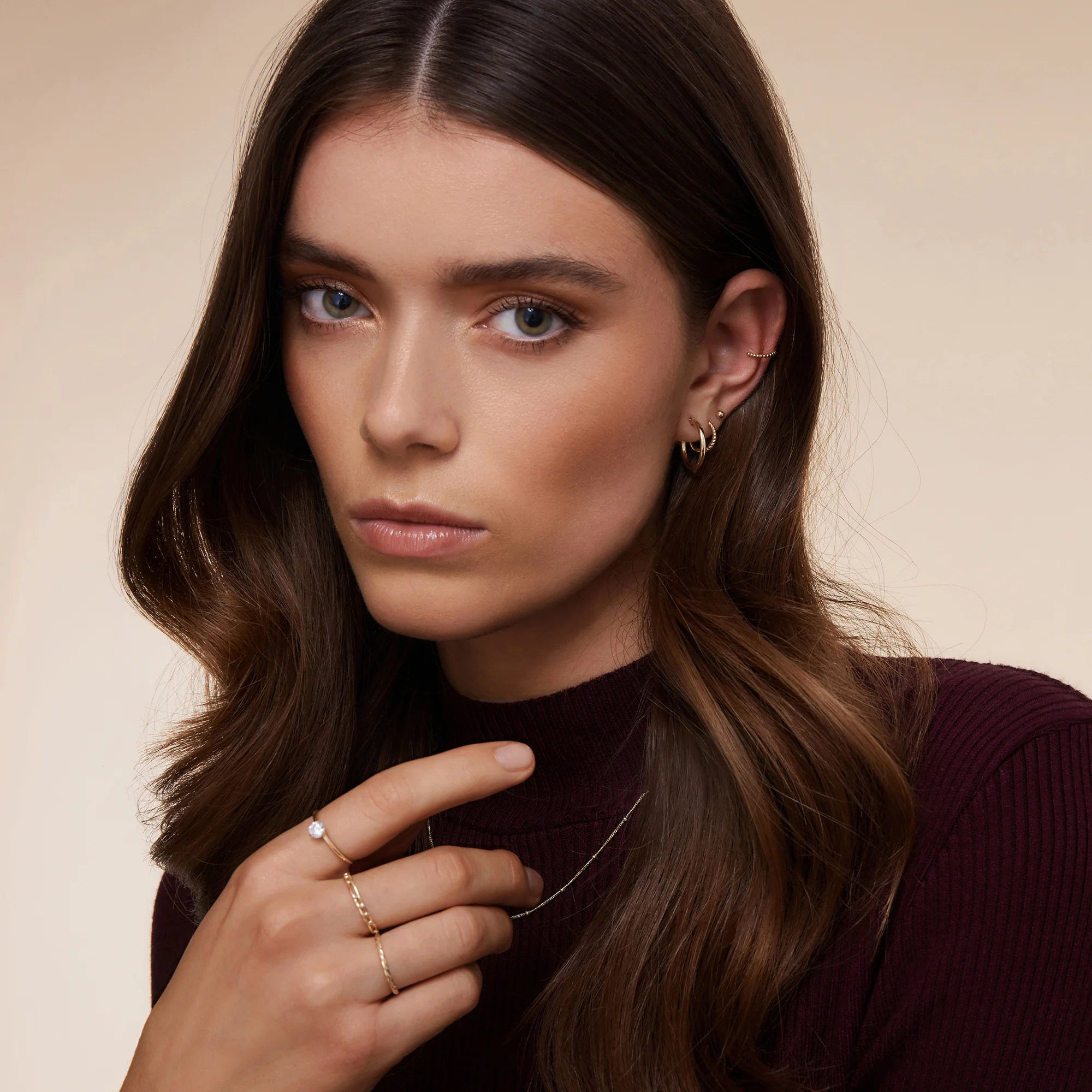 Tube Twisted Hoops Set - Image 6