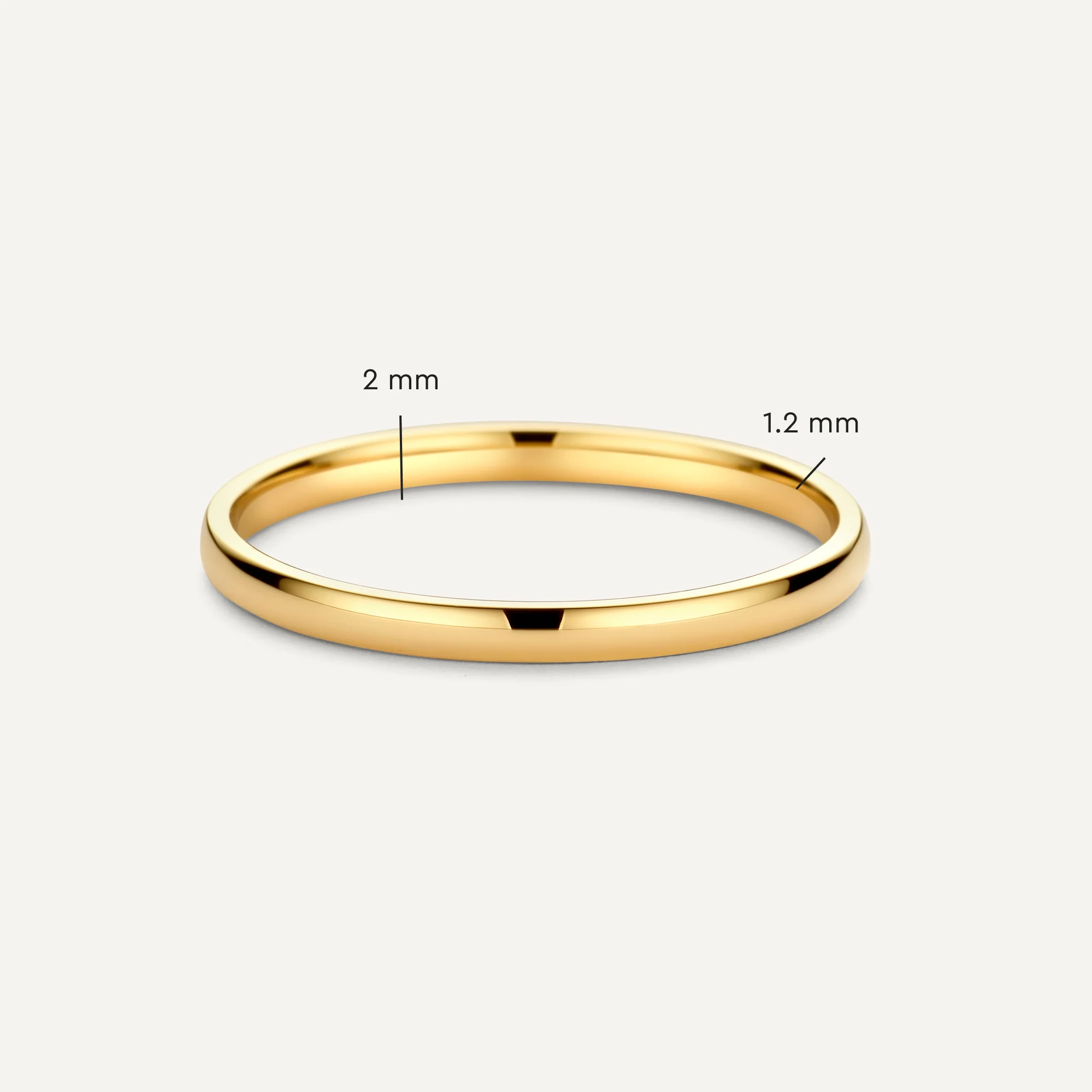 2 mm Essentials Twisted Ring Set - Image 5