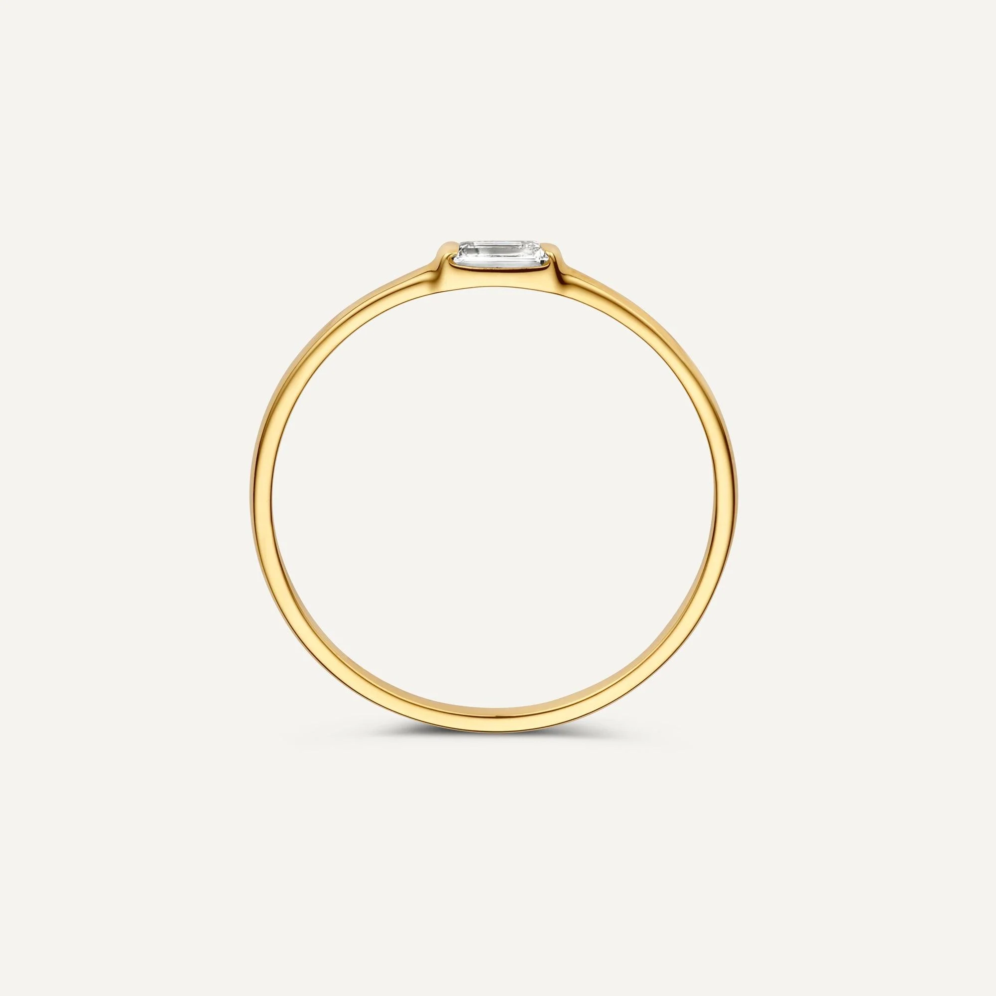 Baguette Cut Cubic Zirconia Ring - Image 6
