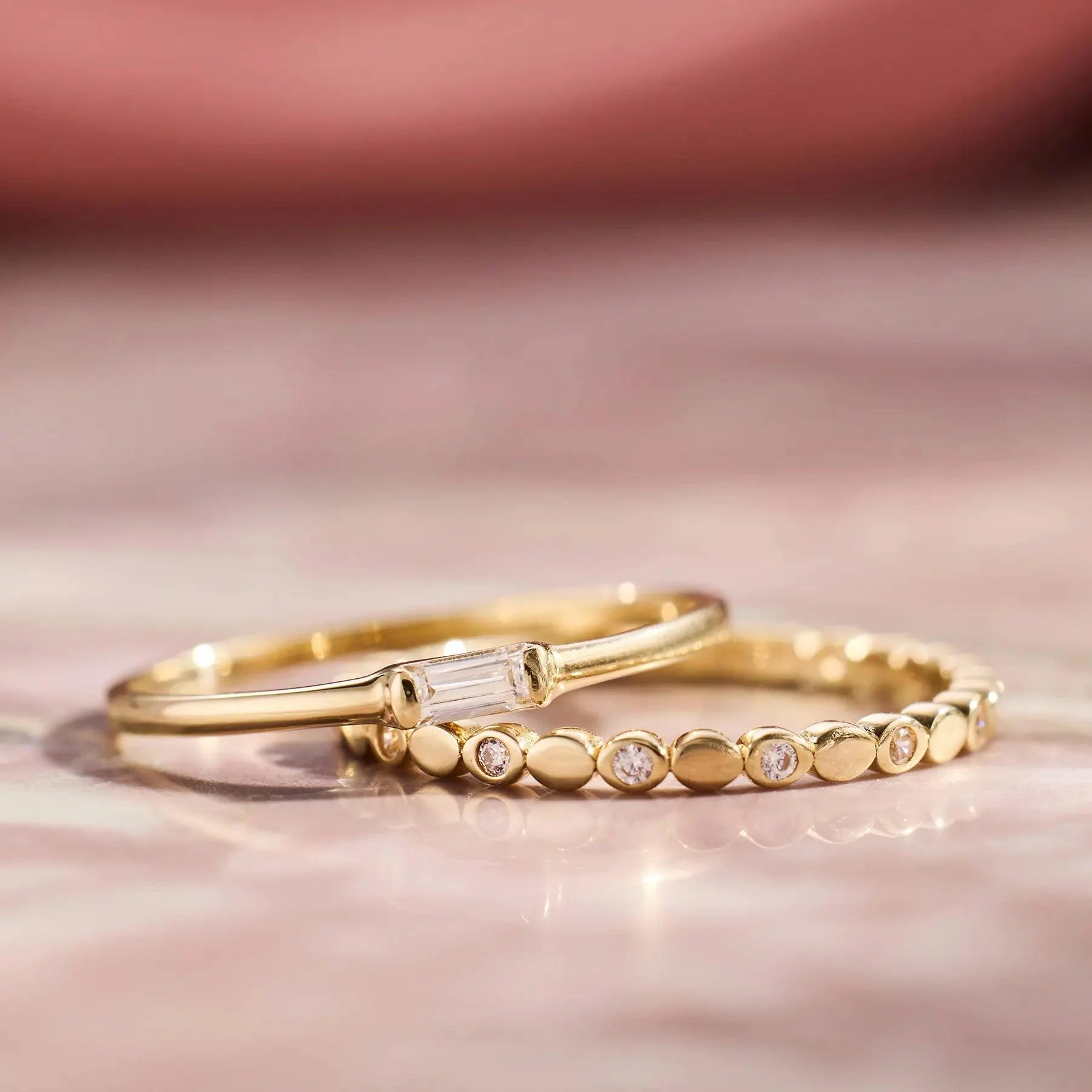Baguette Cut Cubic Zirconia Ring - Image 8