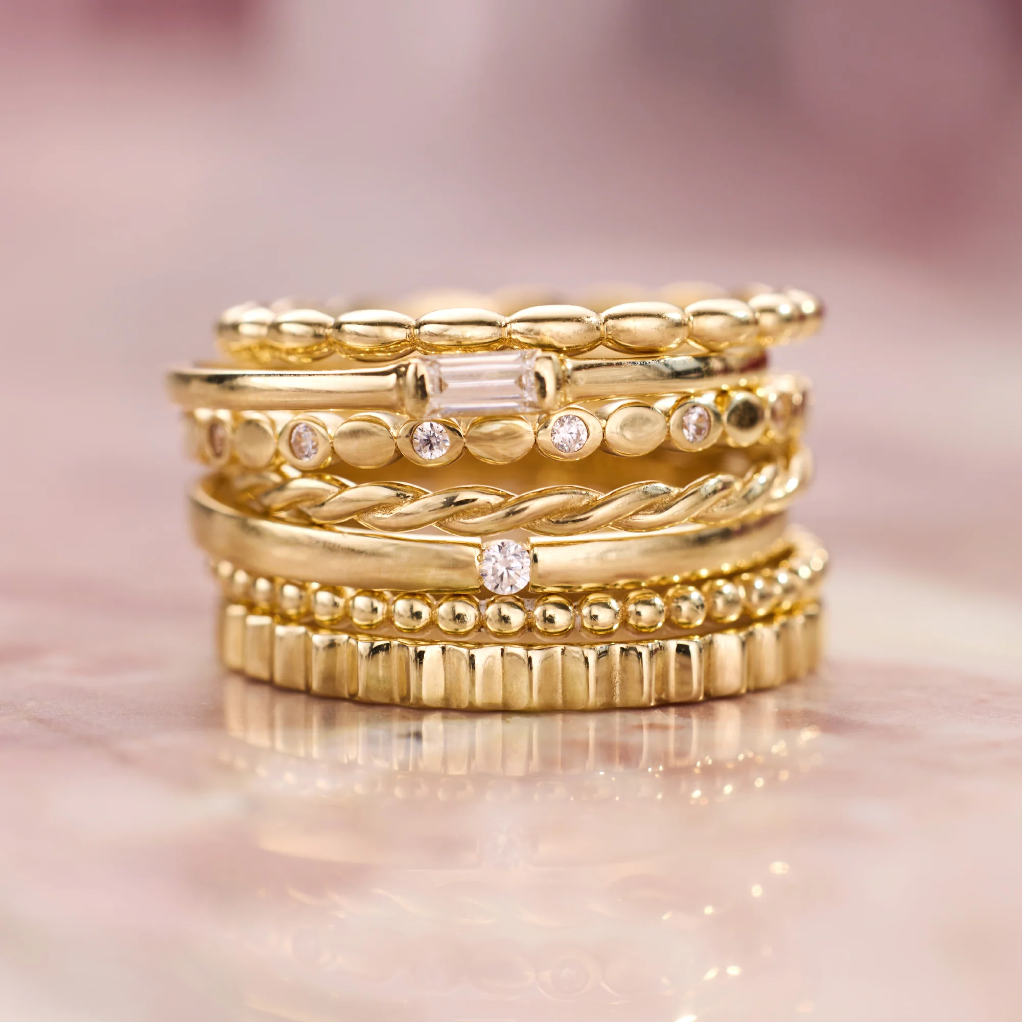 Cubic Zirconia Tension Ring - Image 4