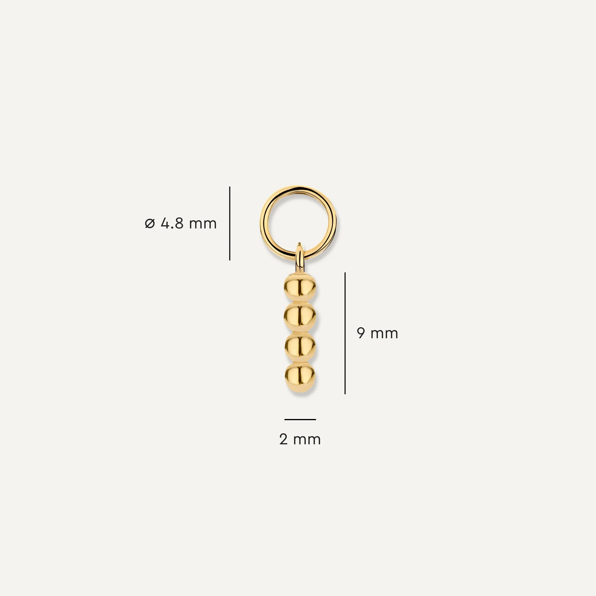 Beaded Hoop Charm - Image 8