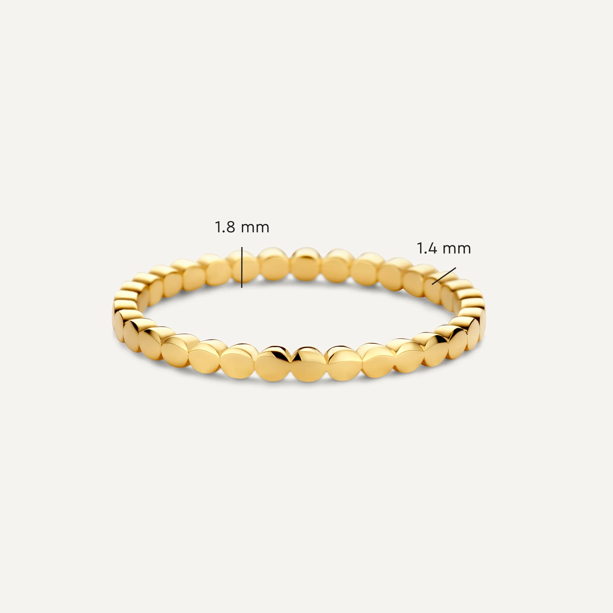 Bezel Dot Eternity Ring - Image 5