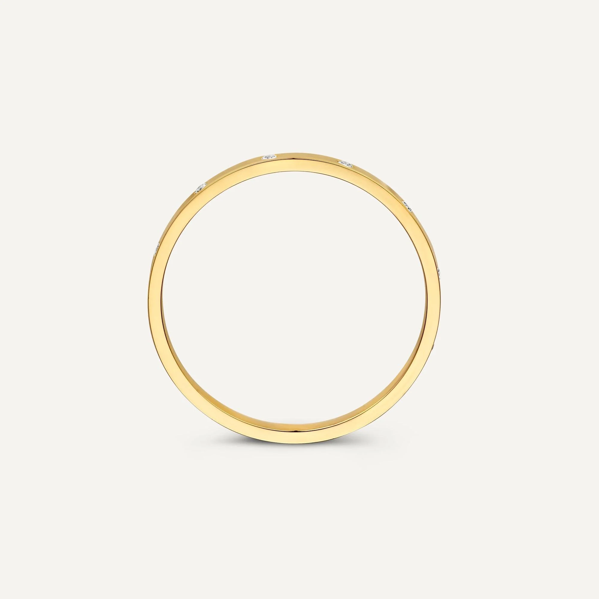 Bezel Set Cubic Zirconia Eternity Ring - Image 6