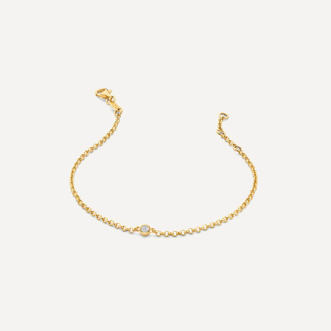 Bezel Set Diamond Bracelet (0.05 ct) - Image 4
