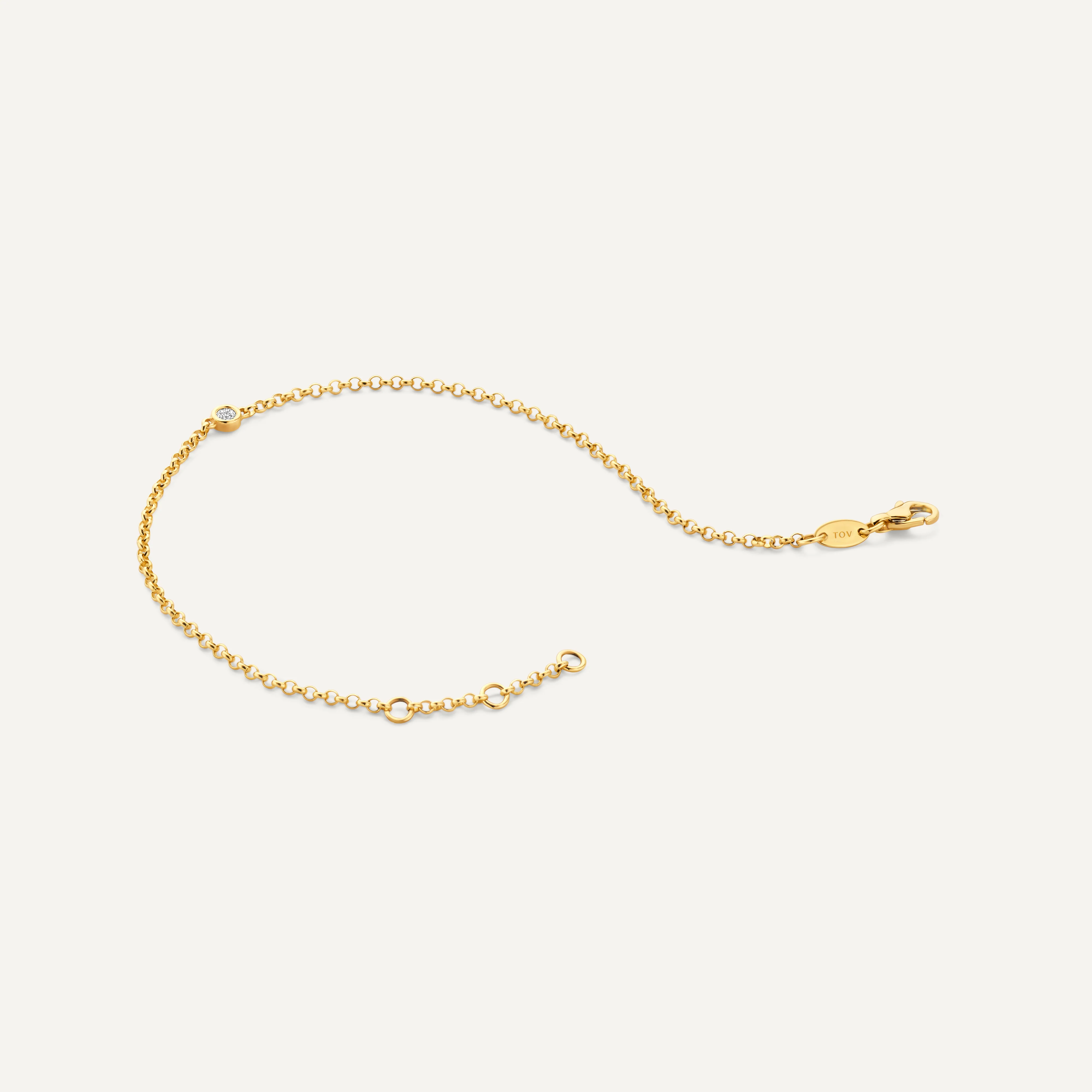 Bezel Set Diamond Bracelet (0.05 ct) - Image 5