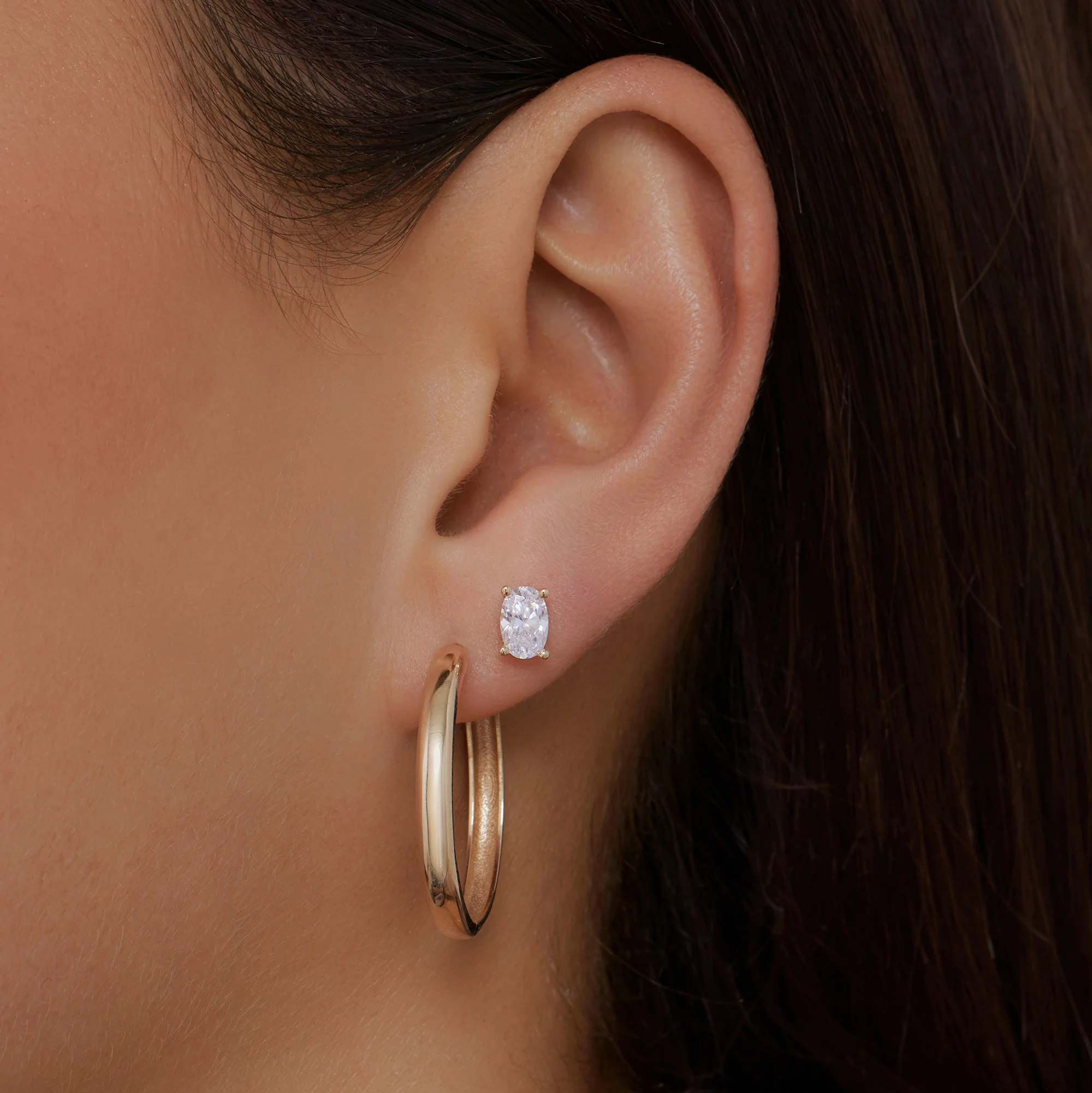 Bold Large Hoops (25mm) - Image 4