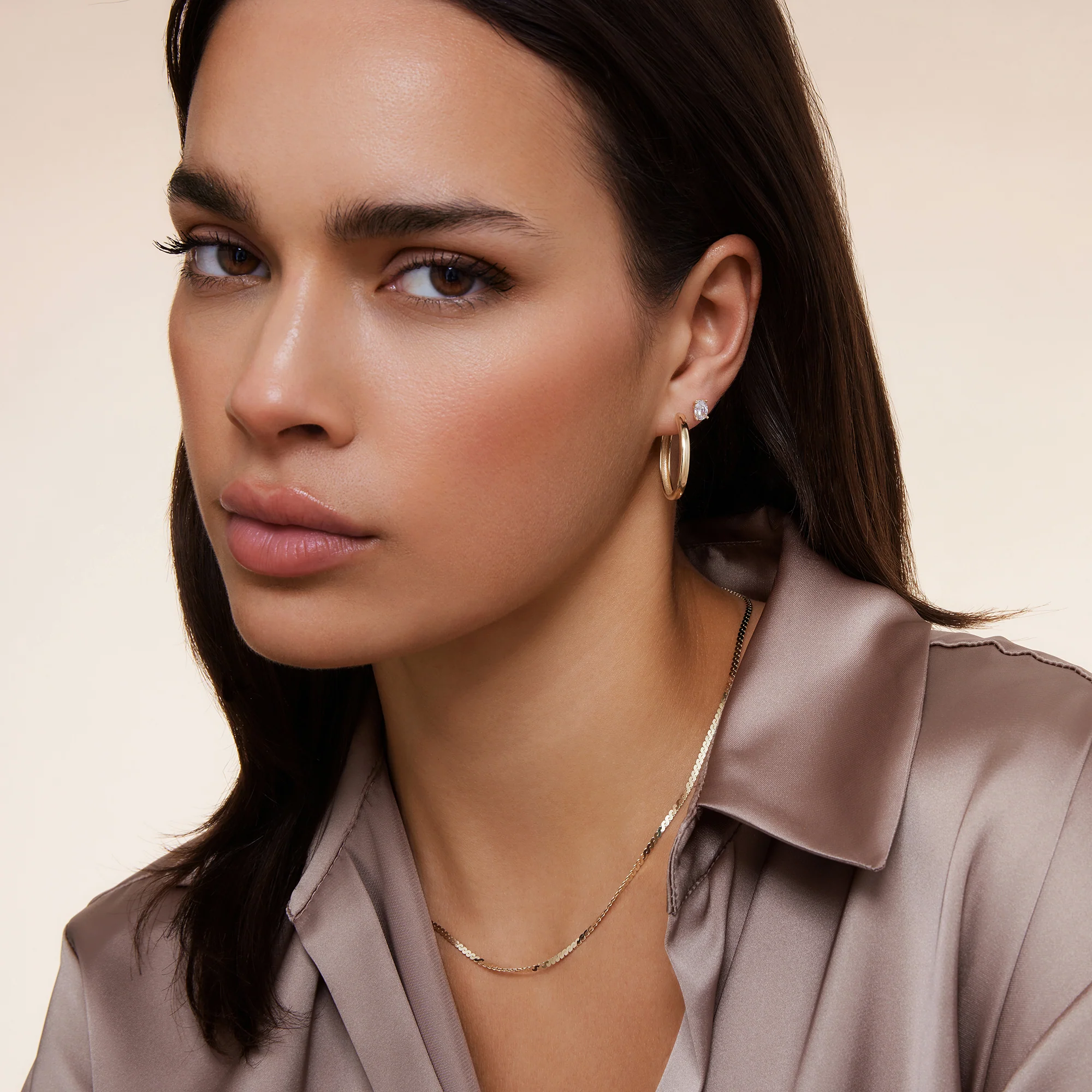 Bold Large Hoops (25mm) - Image 7