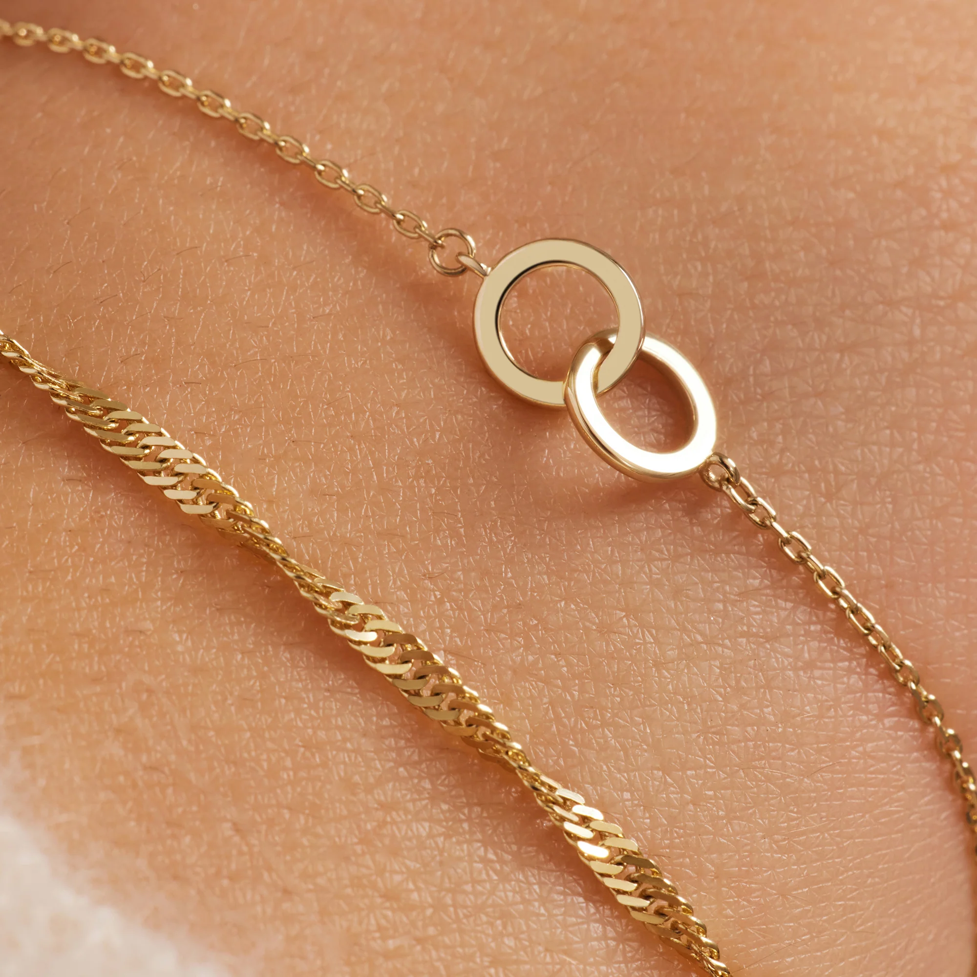 Bold Linked Infinity Bracelet - Image 3