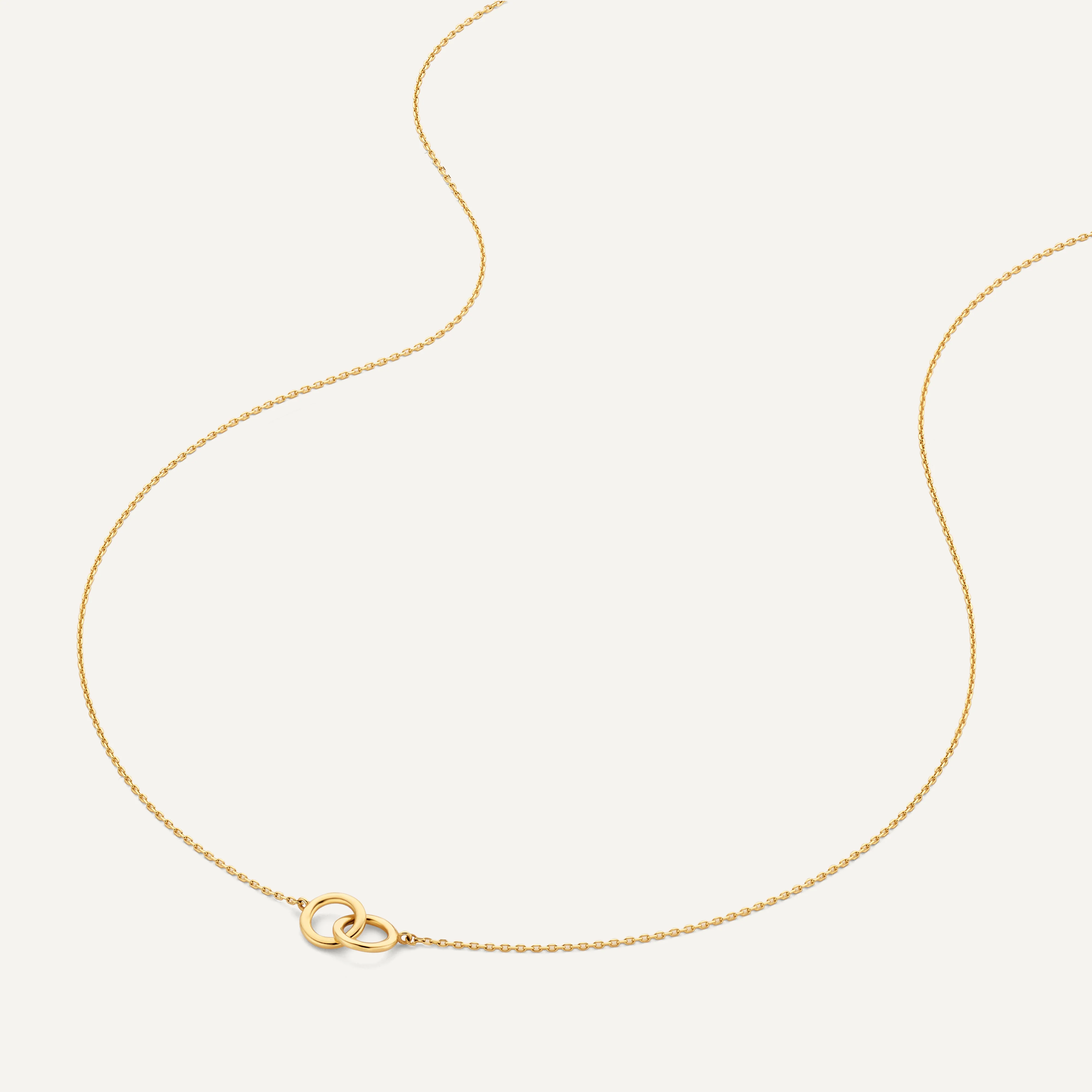 Bold Linked Infinity Pendant Necklace - Image 5