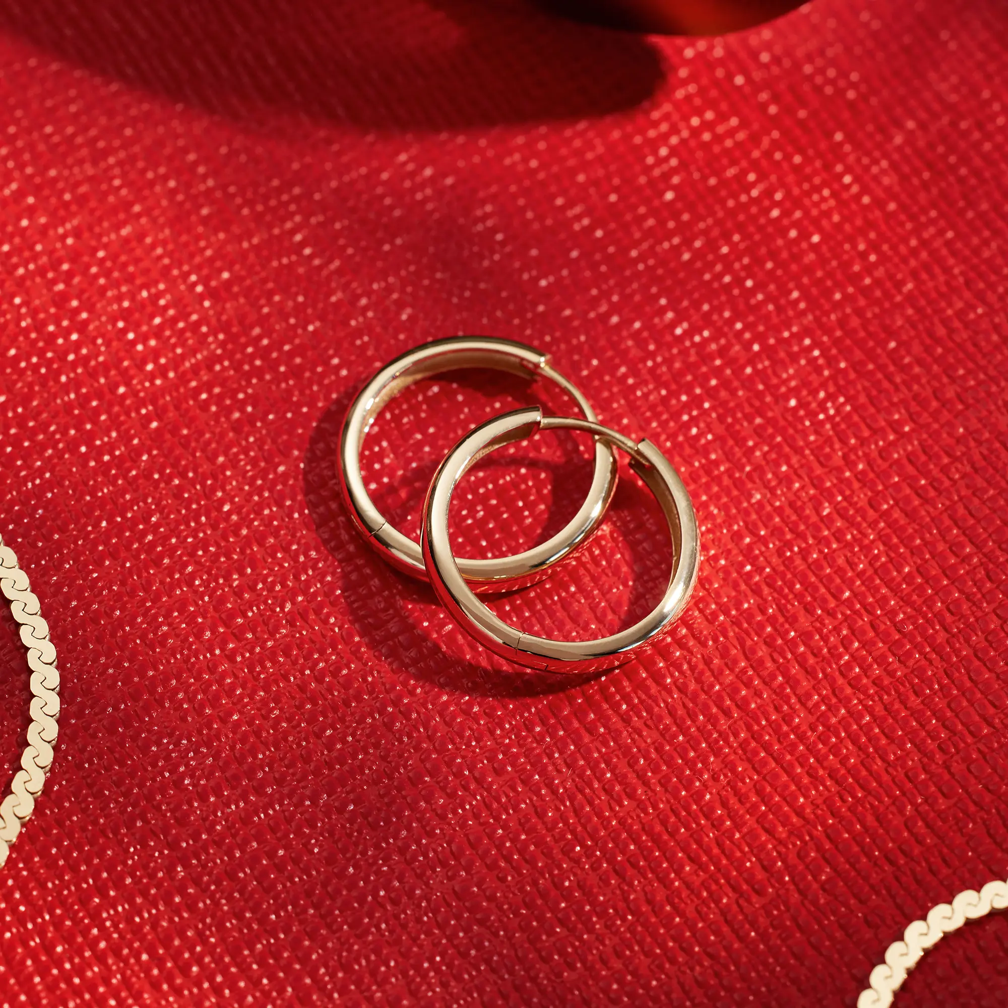 Bold Medium Hoops (19mm) - Image 9