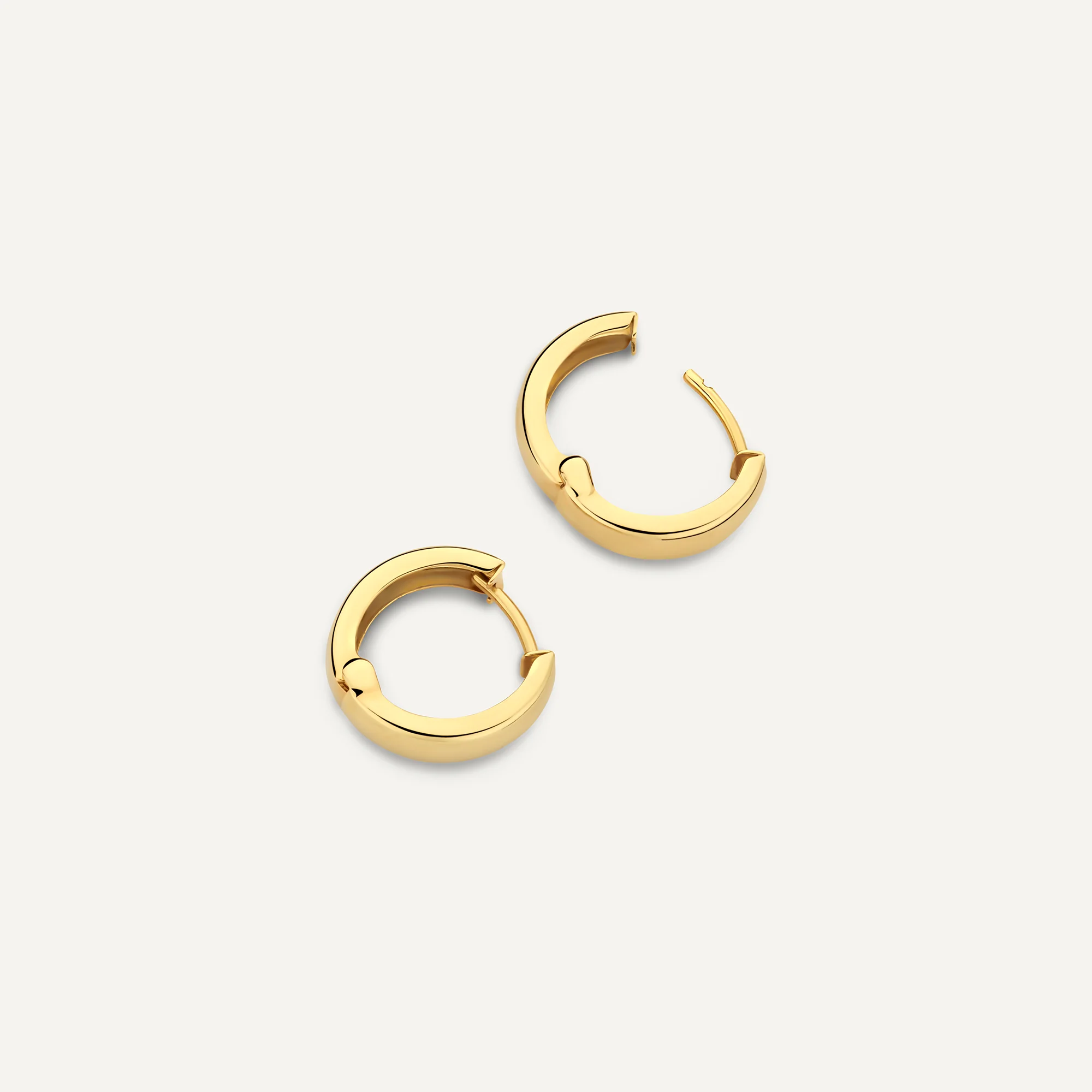 Chunky Huggie Hoops (12mm) - Image 8