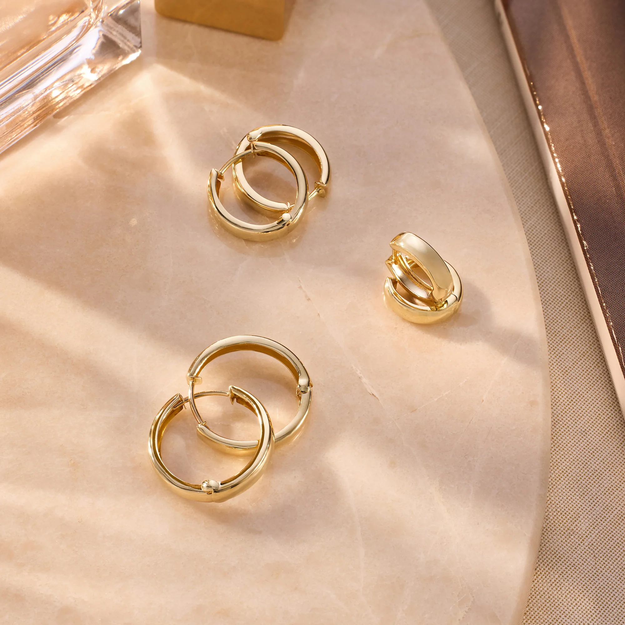 Chunky Small Hoops (16mm) - Image 5