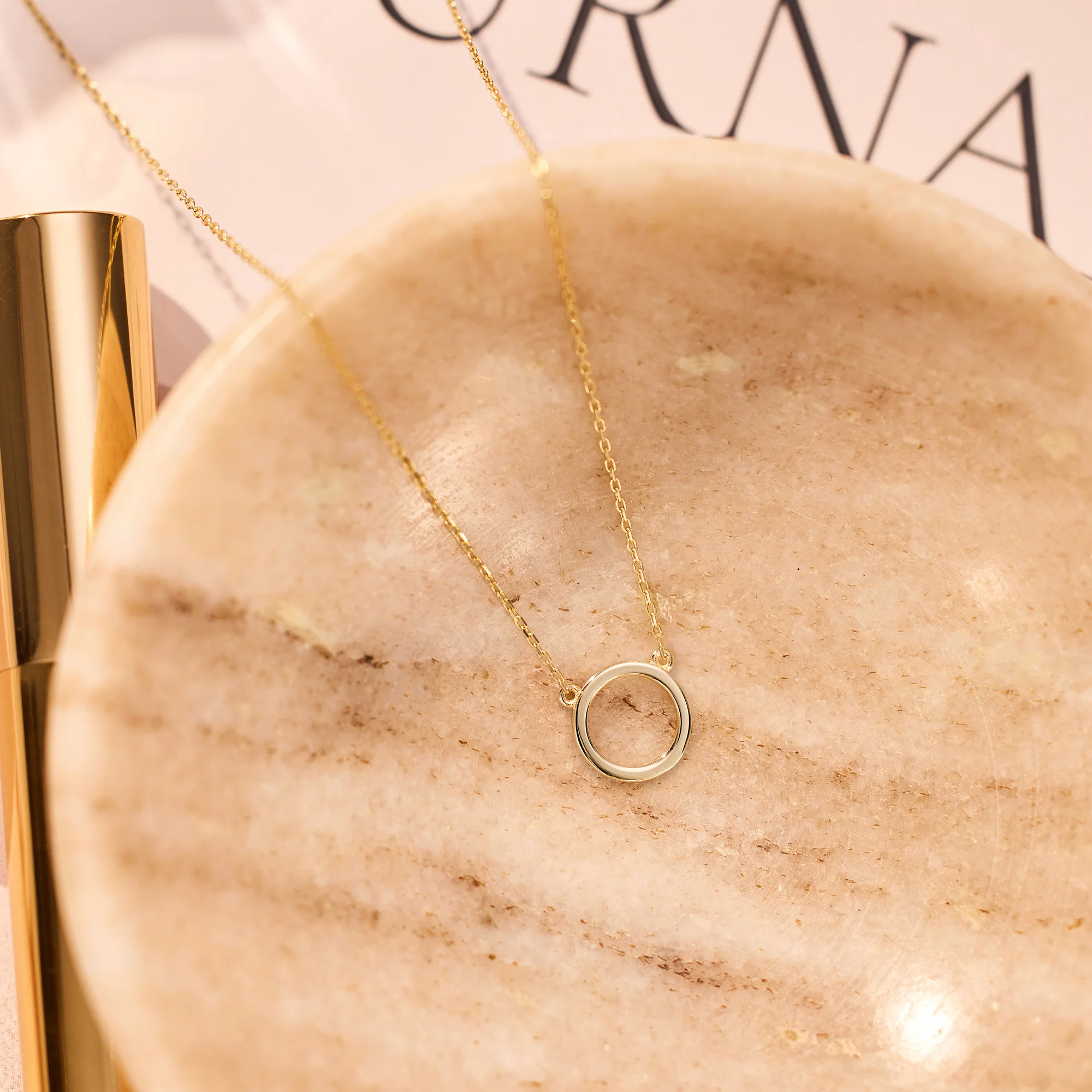 Circle Pendant Necklace - Image 11
