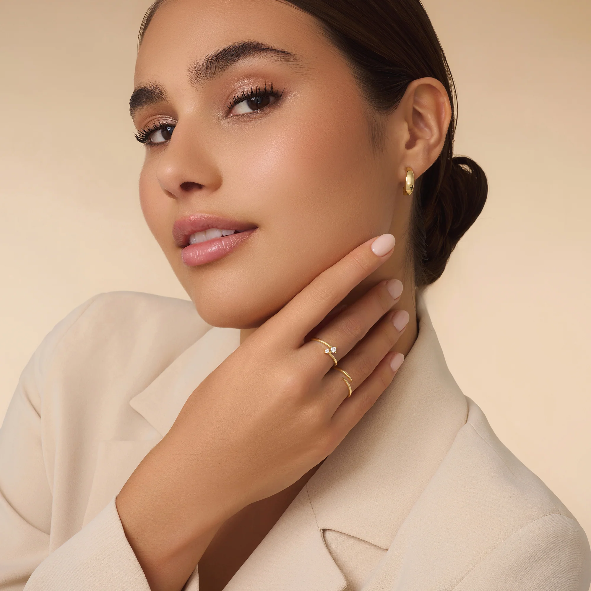 Cubic Zirconia Duo Ring - Image 6
