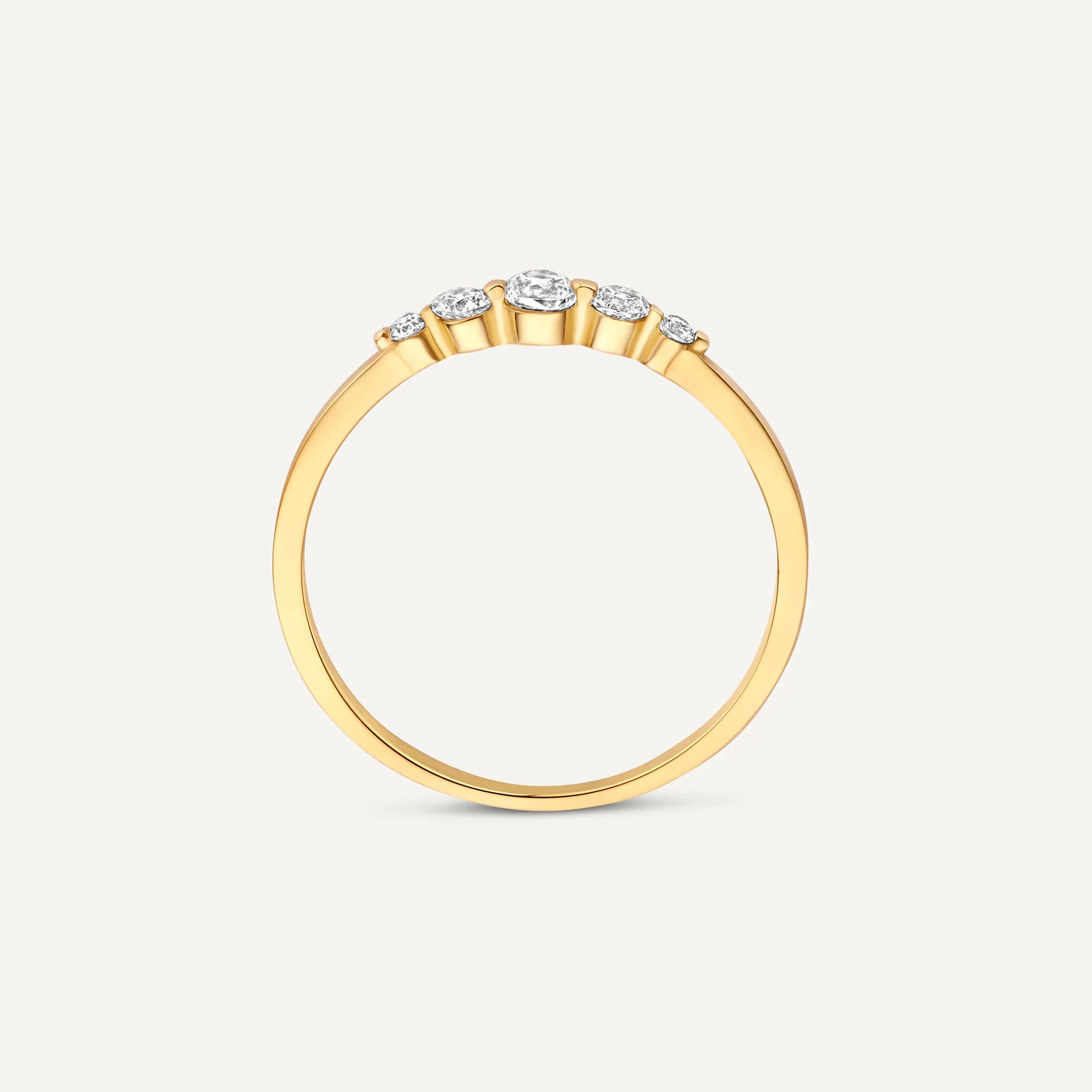 Cubic Zirconia Graduated Ring - Image 6