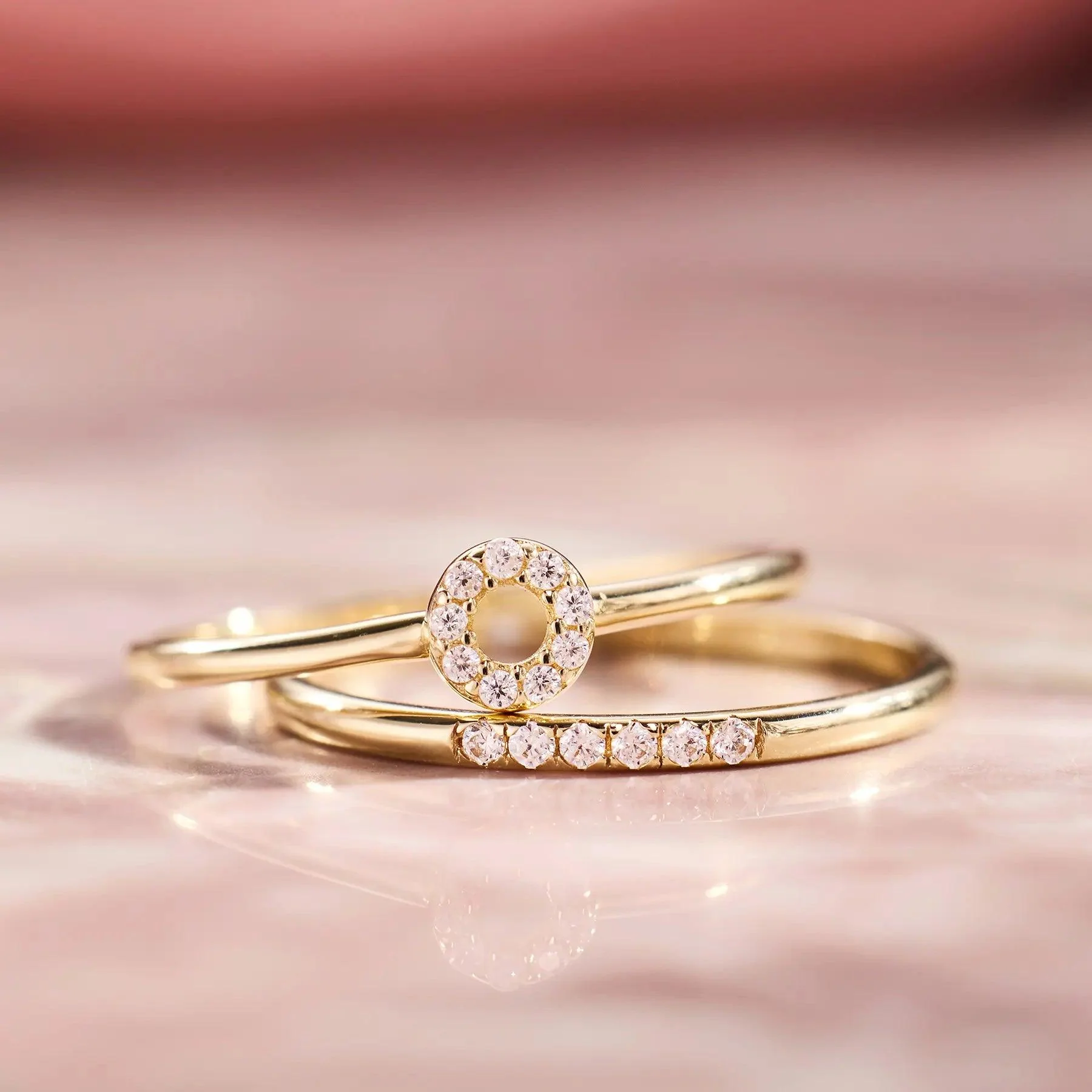 Cubic Zirconia Line Ring - Image 5