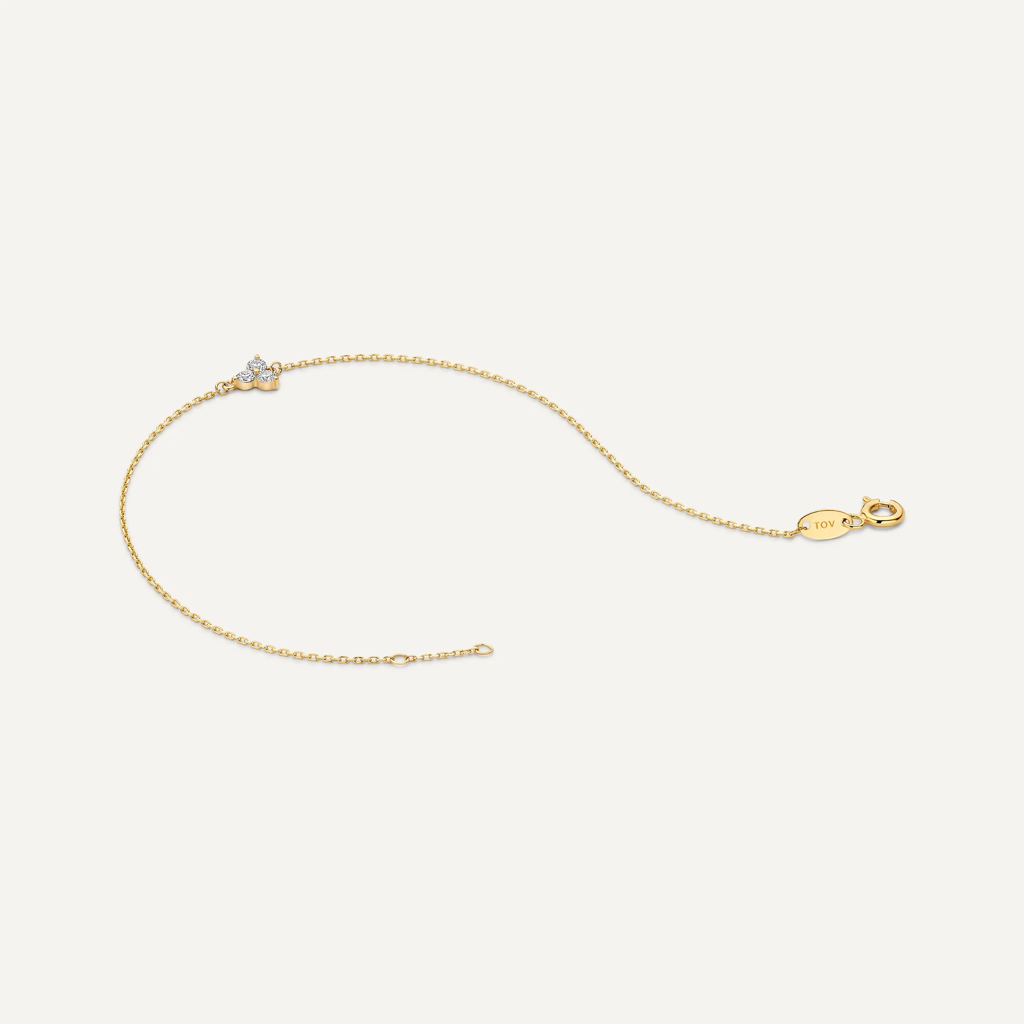 Cubic Zirconia Lotus Bracelet - Image 6