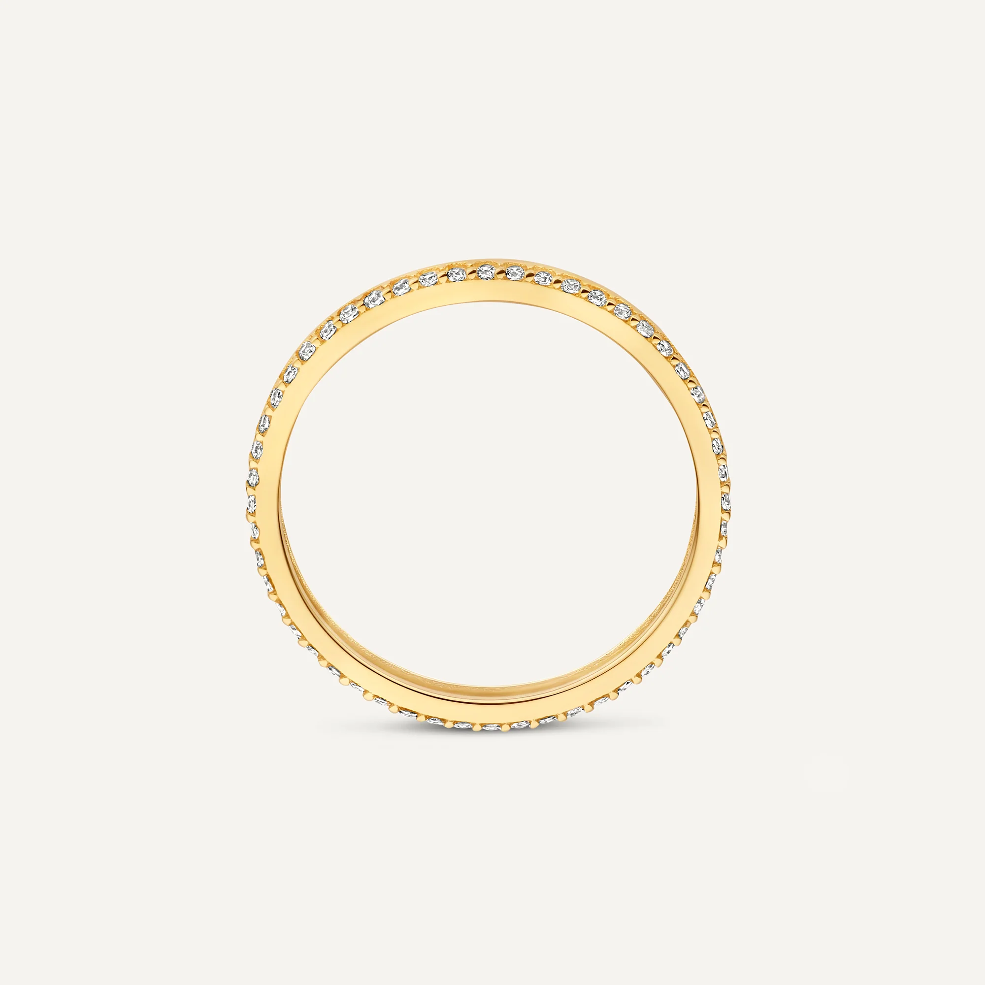 Cubic Zirconia Stacked Eternity Ring - Image 5