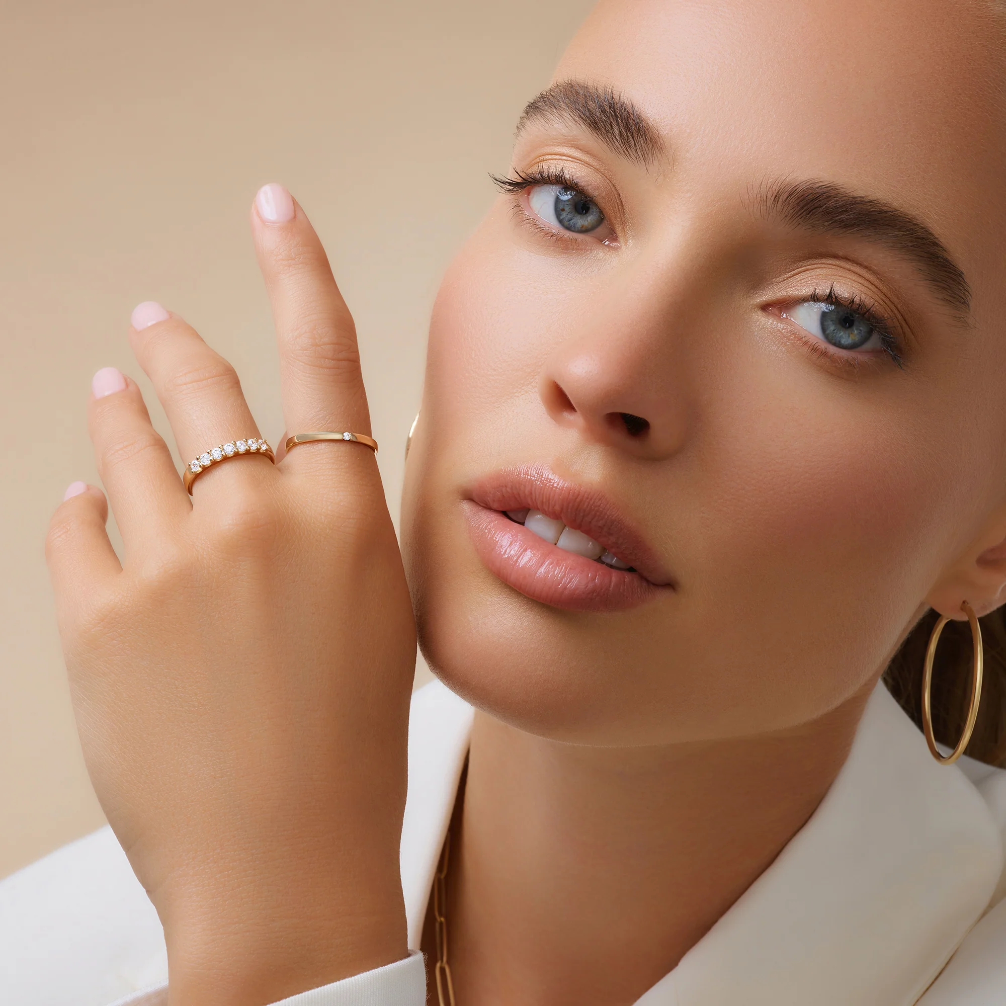 Cubic Zirconia Tension Ring - Image 7