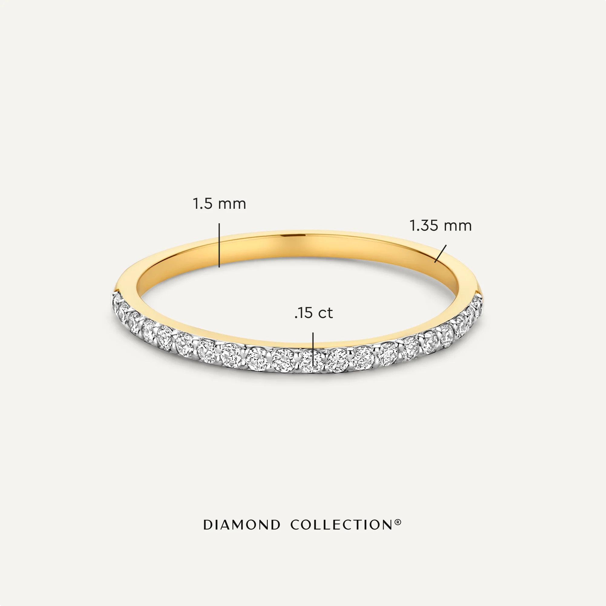 Diamond Alliance Ring (0.15 ct) - Image 4