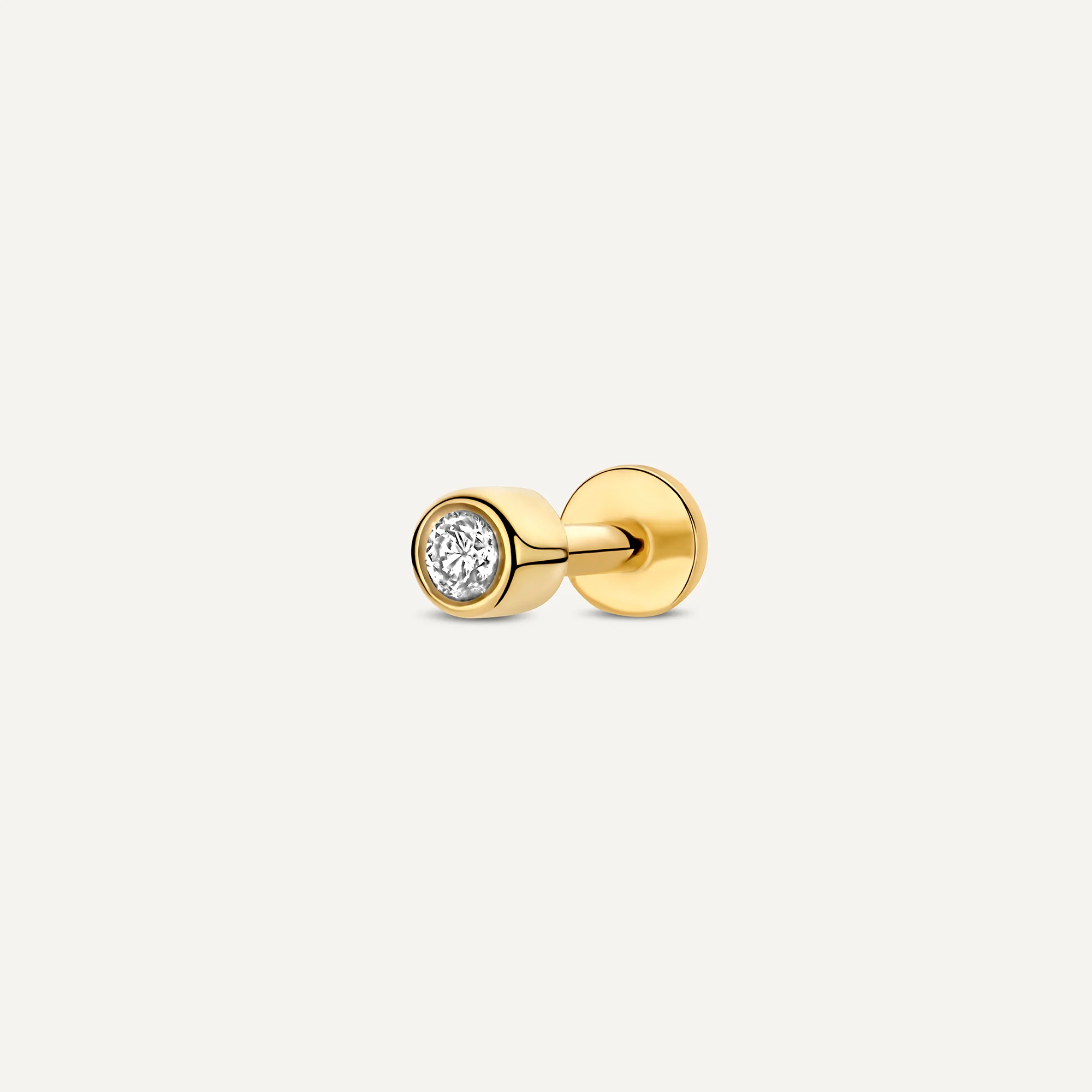Diamond Bezel Set Round Cut Piercing (0.03 ct)