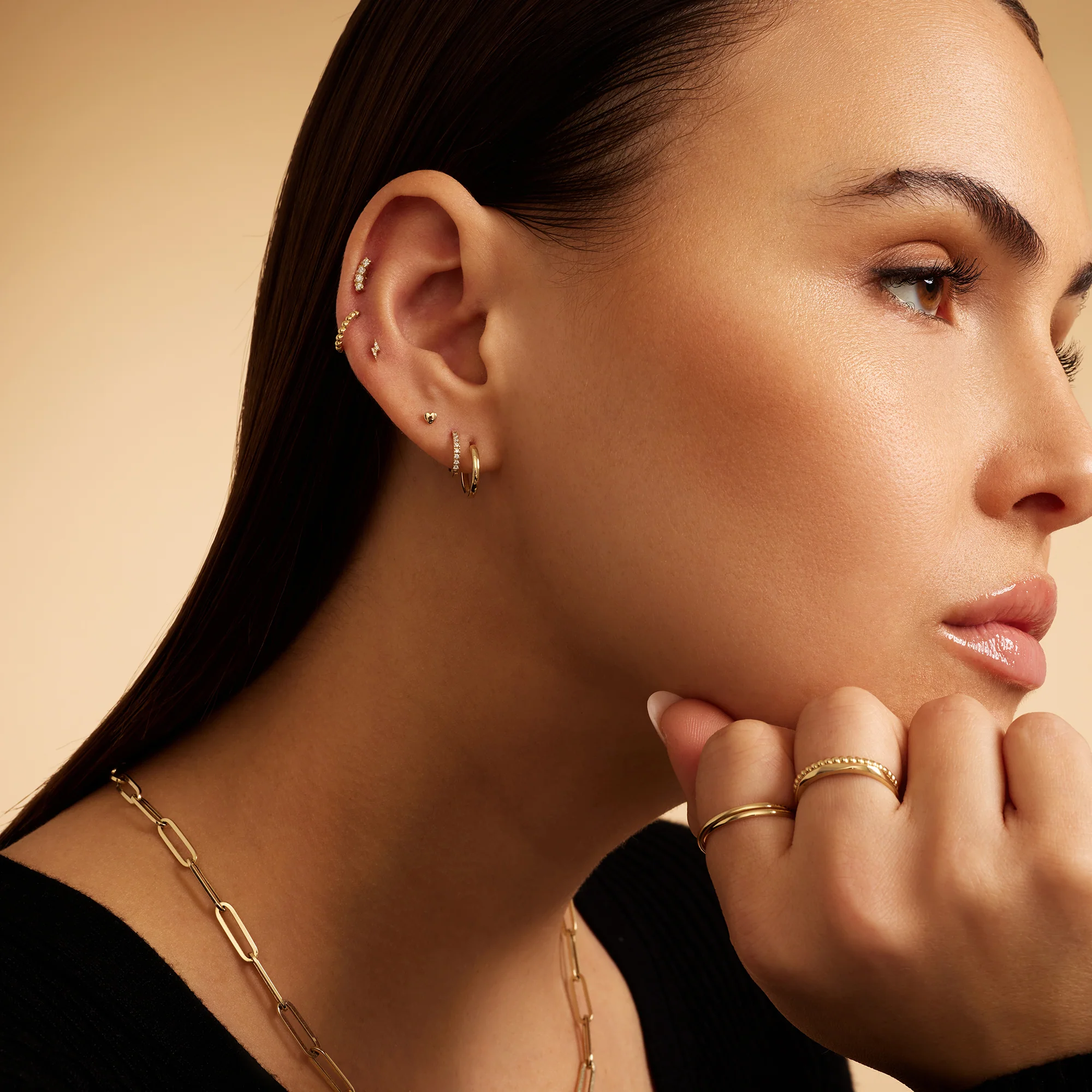 Diamond Curved Bar Piercing (0.07 ct) - Image 4