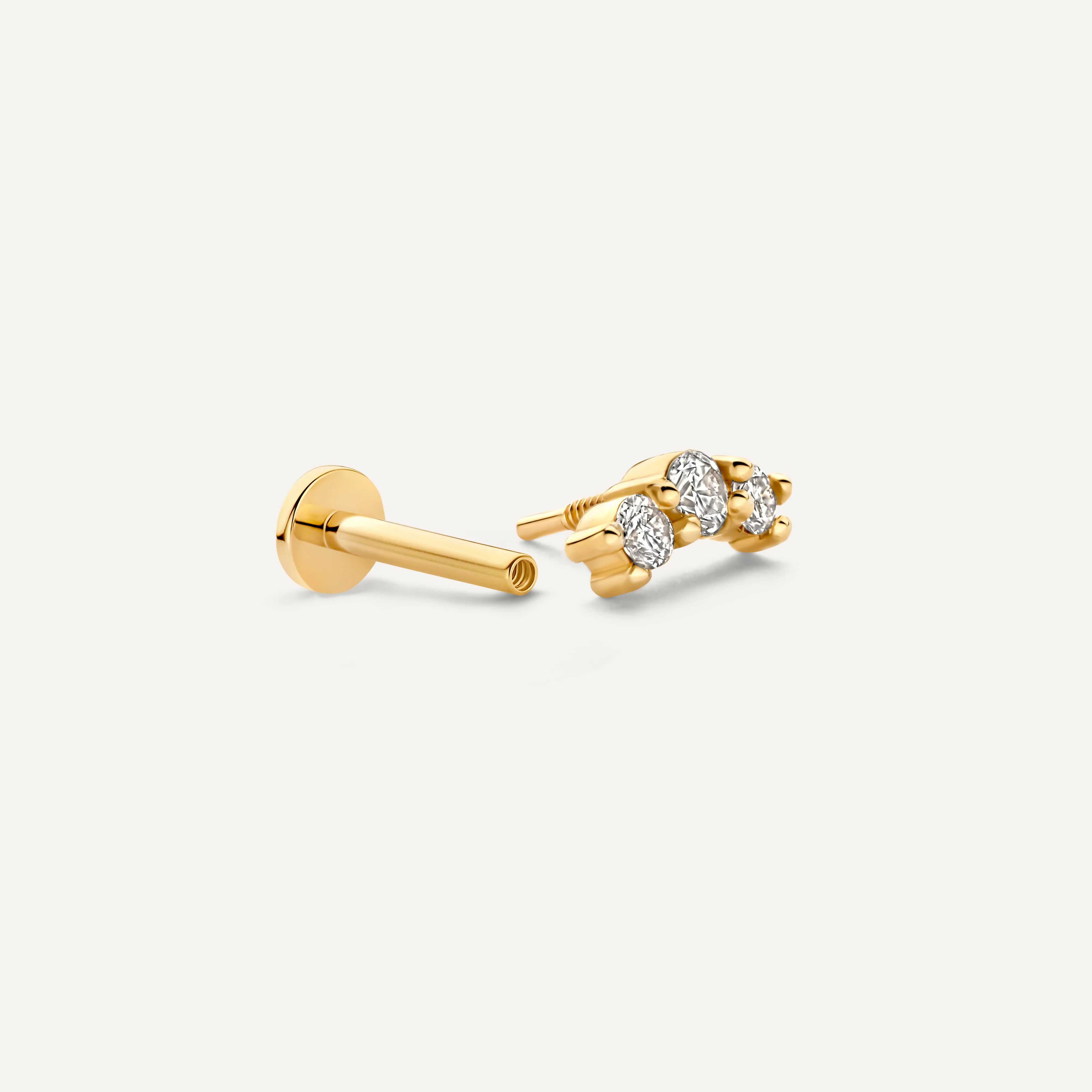 Diamond Curved Bar Piercing (0.06 ct) - Image 9