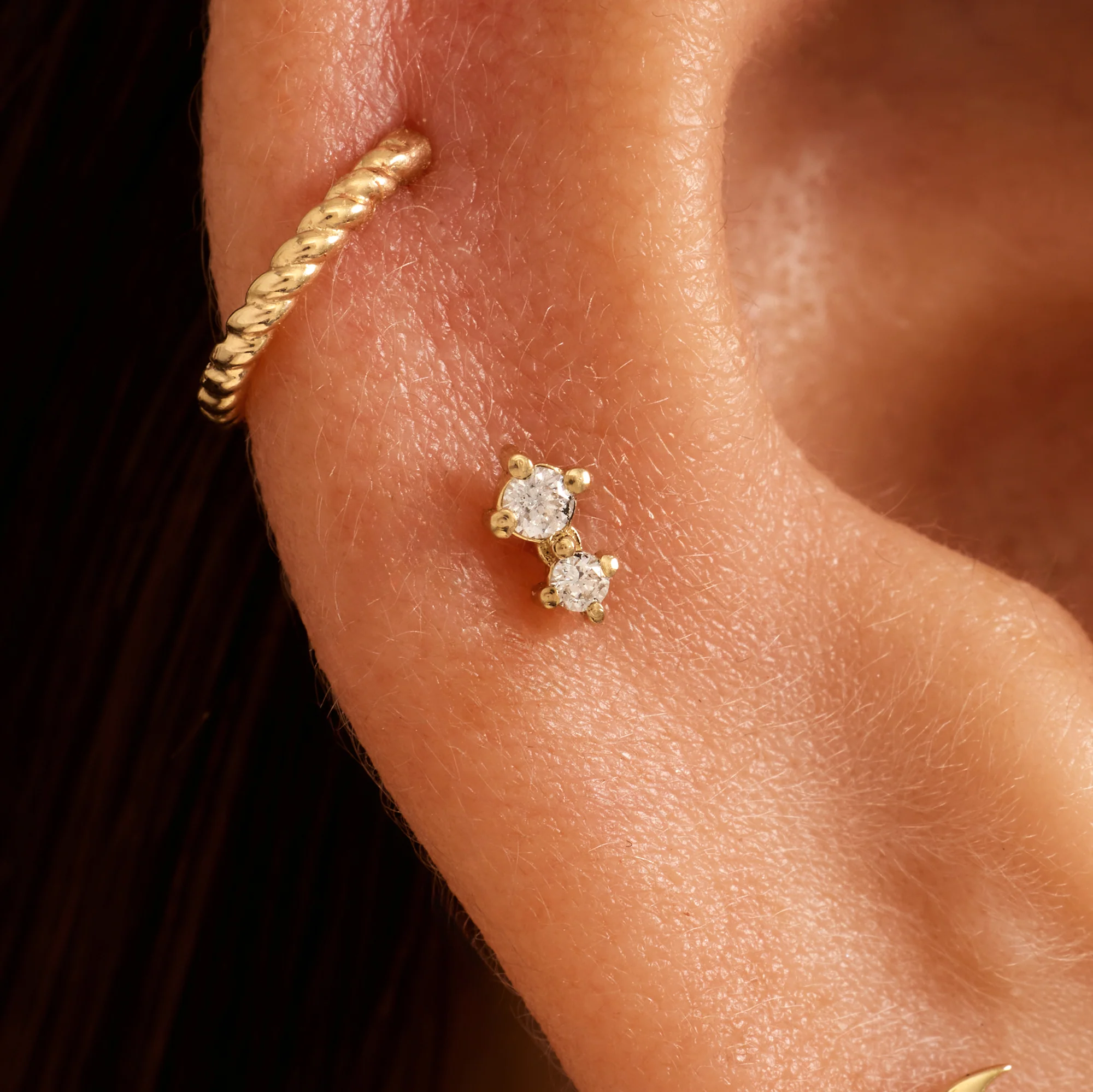 Diamond Duo Piercing (0.04 ct) - Image 3