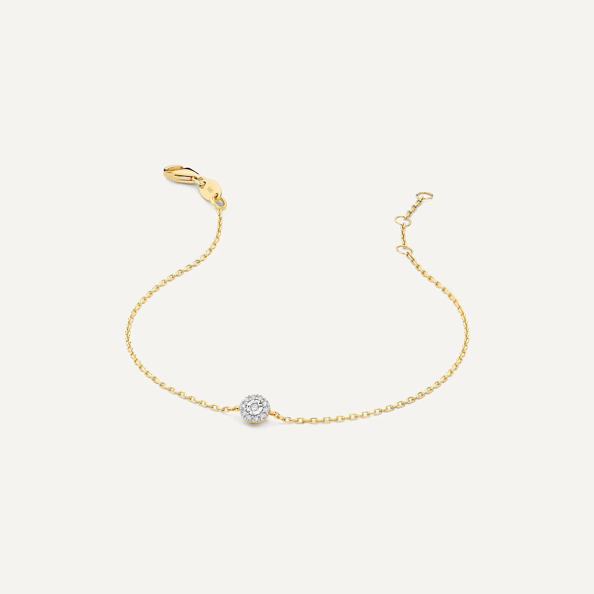 Diamond Halo Bracelet (0.04 ct) - Image 5