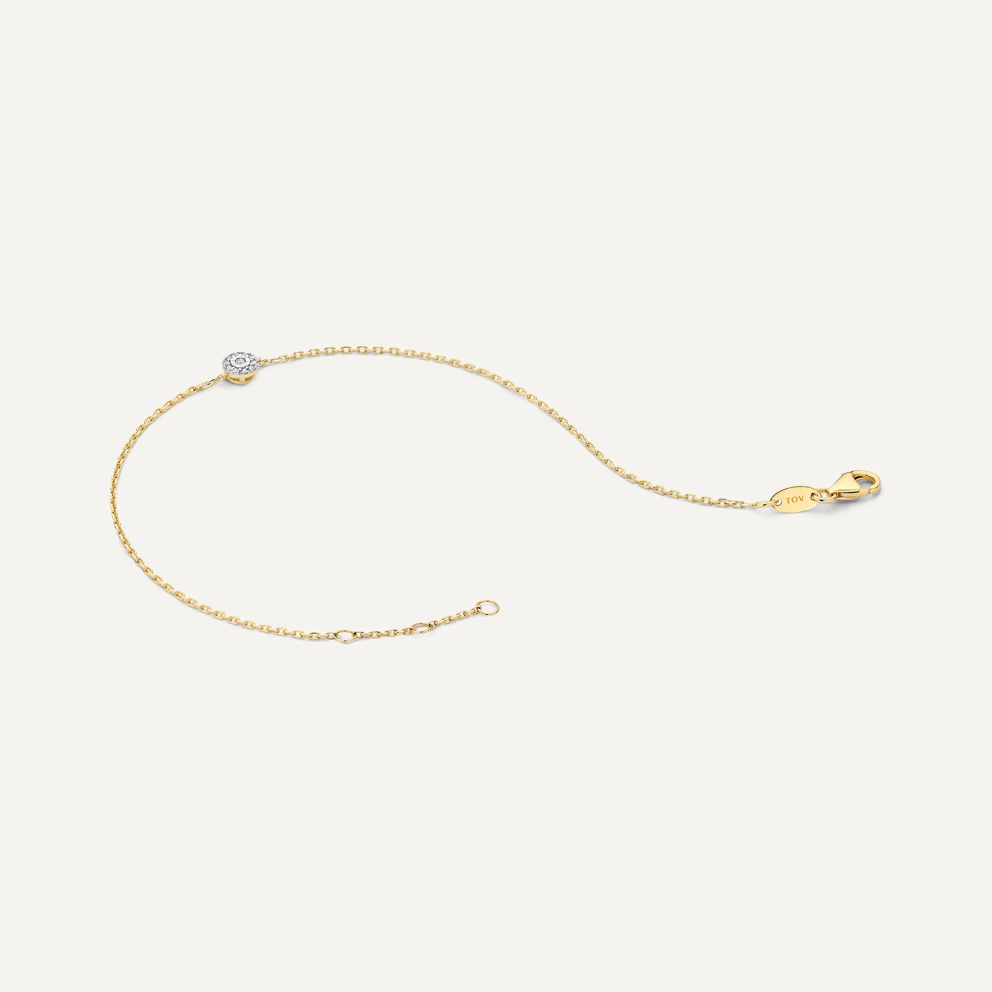 Diamond Halo Bracelet (0.04 ct) - Image 7