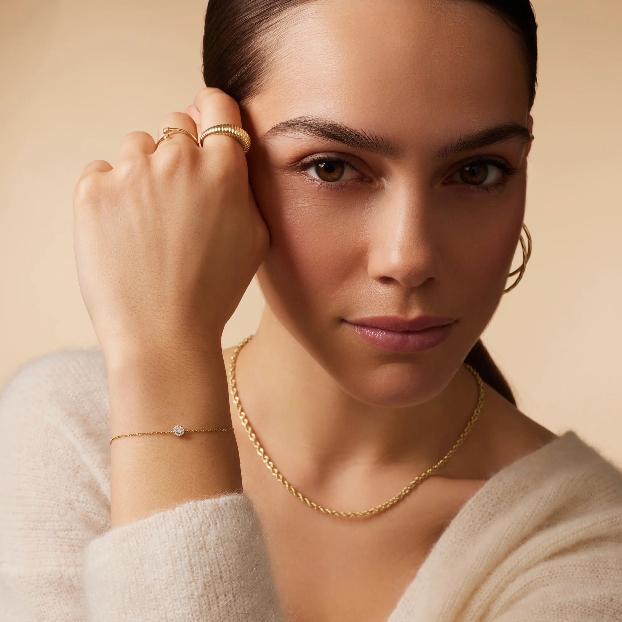 Diamond Halo Bracelet (0.04 ct) - Image 8