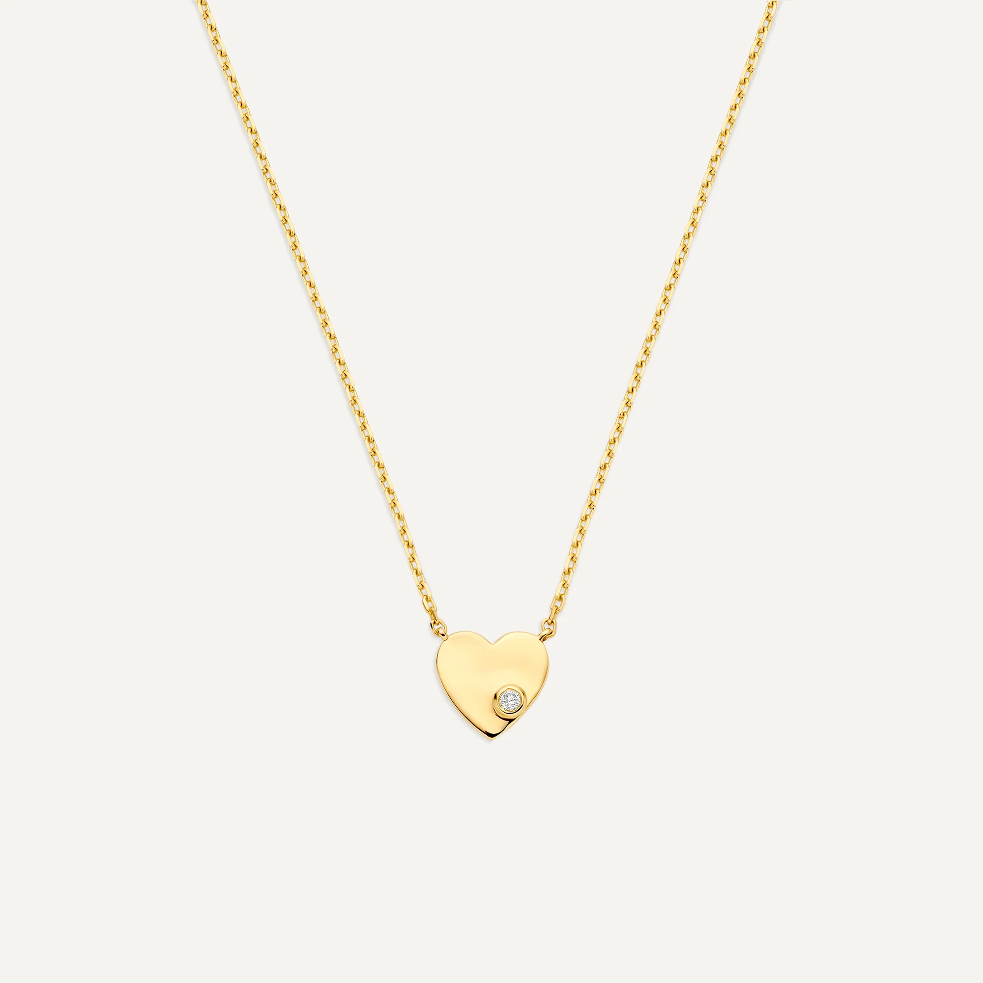 Diamond Heart Pendant Necklace (0.01 ct)