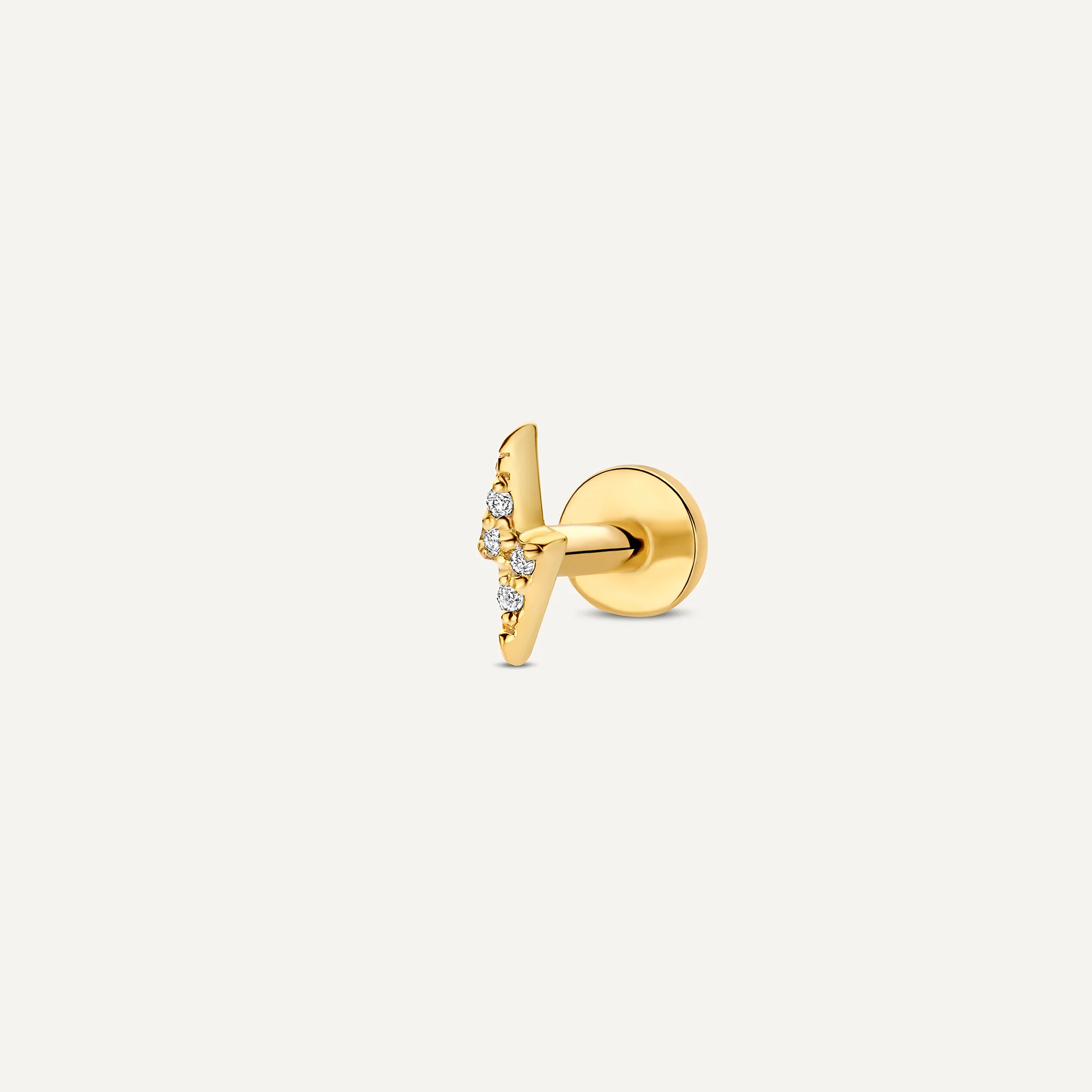 Diamond Lightning Bolt Piercing (0.01 ct) - Image 10