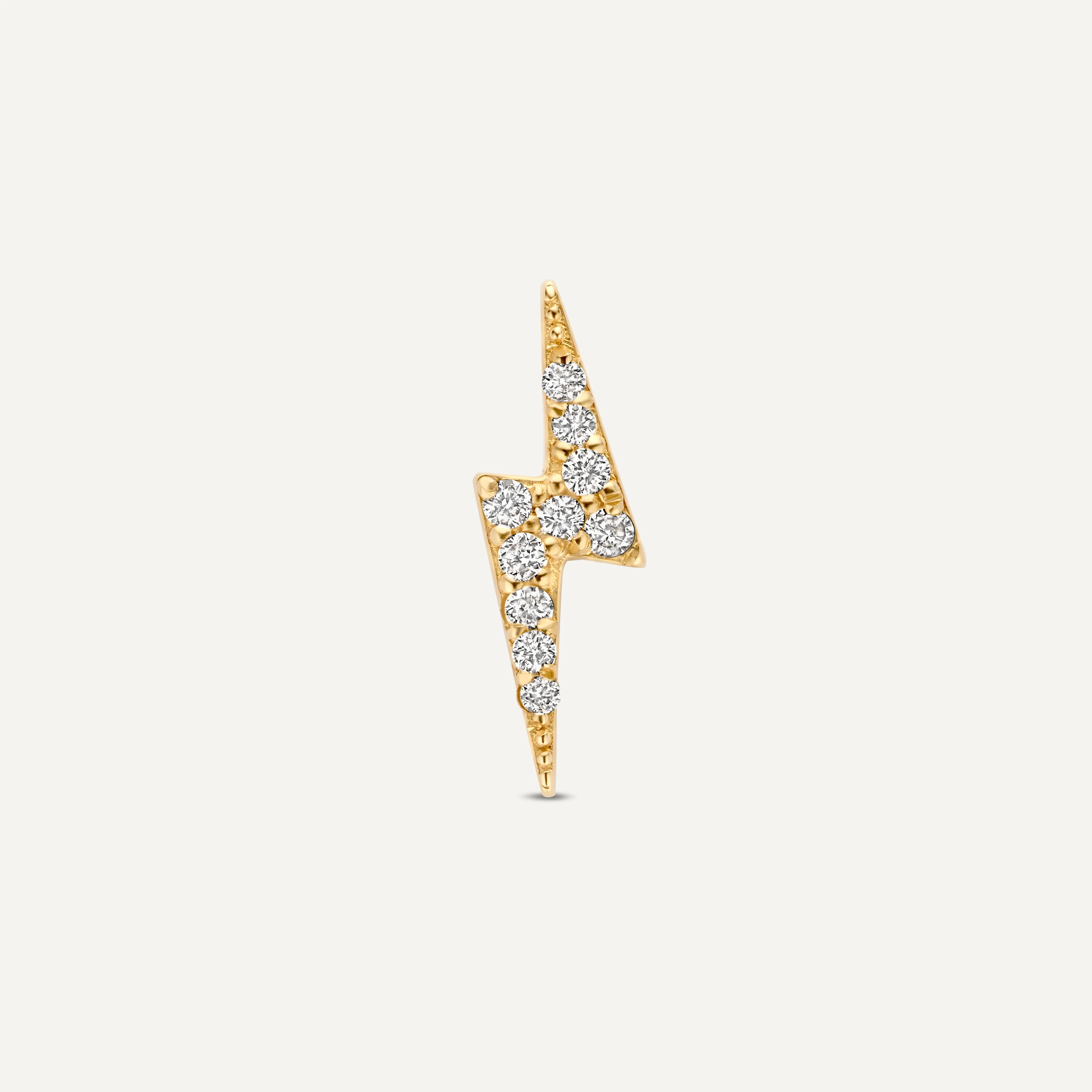 Diamond Lightning Bolt Piercing (0.05 ct) - Image 4