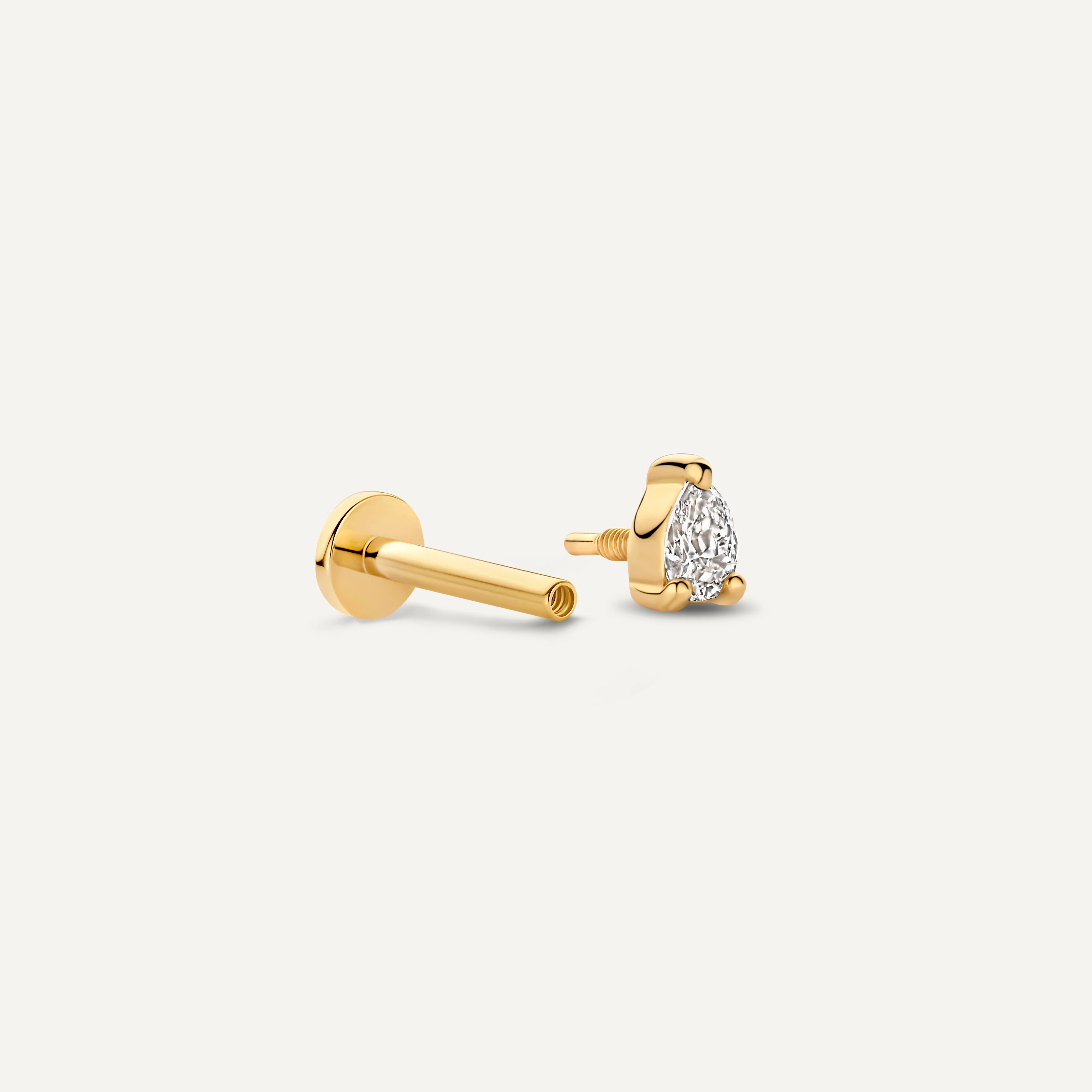 Diamond Pear Cut Piercing (0.04 ct) - Image 6