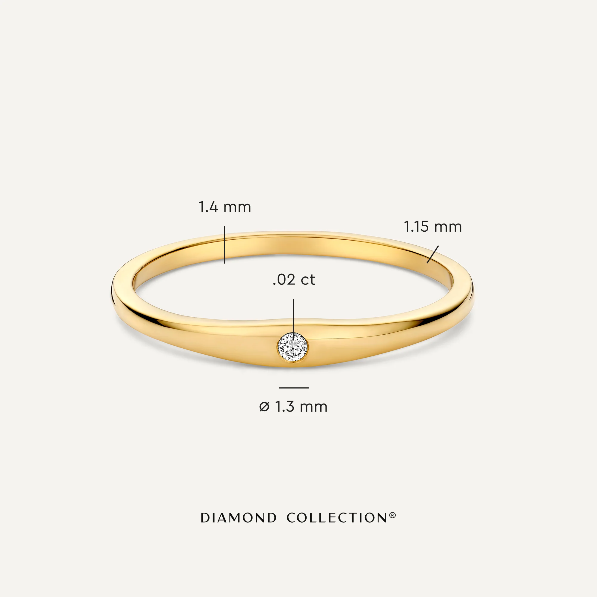 Diamond Signet Ring (0.02 ct) - Image 4