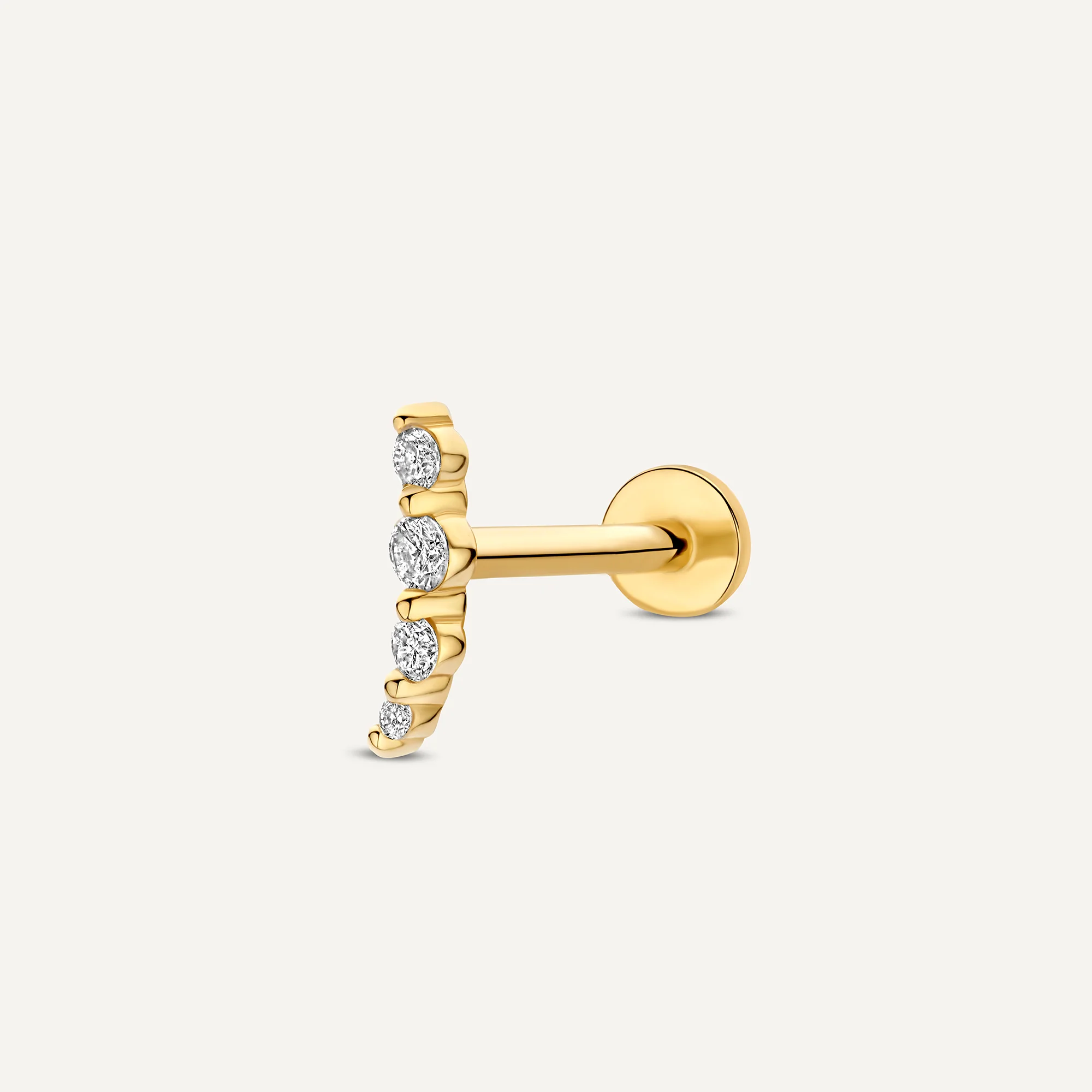 Diamond Threaded Curve Piercing (0.05 ct) - Image 11