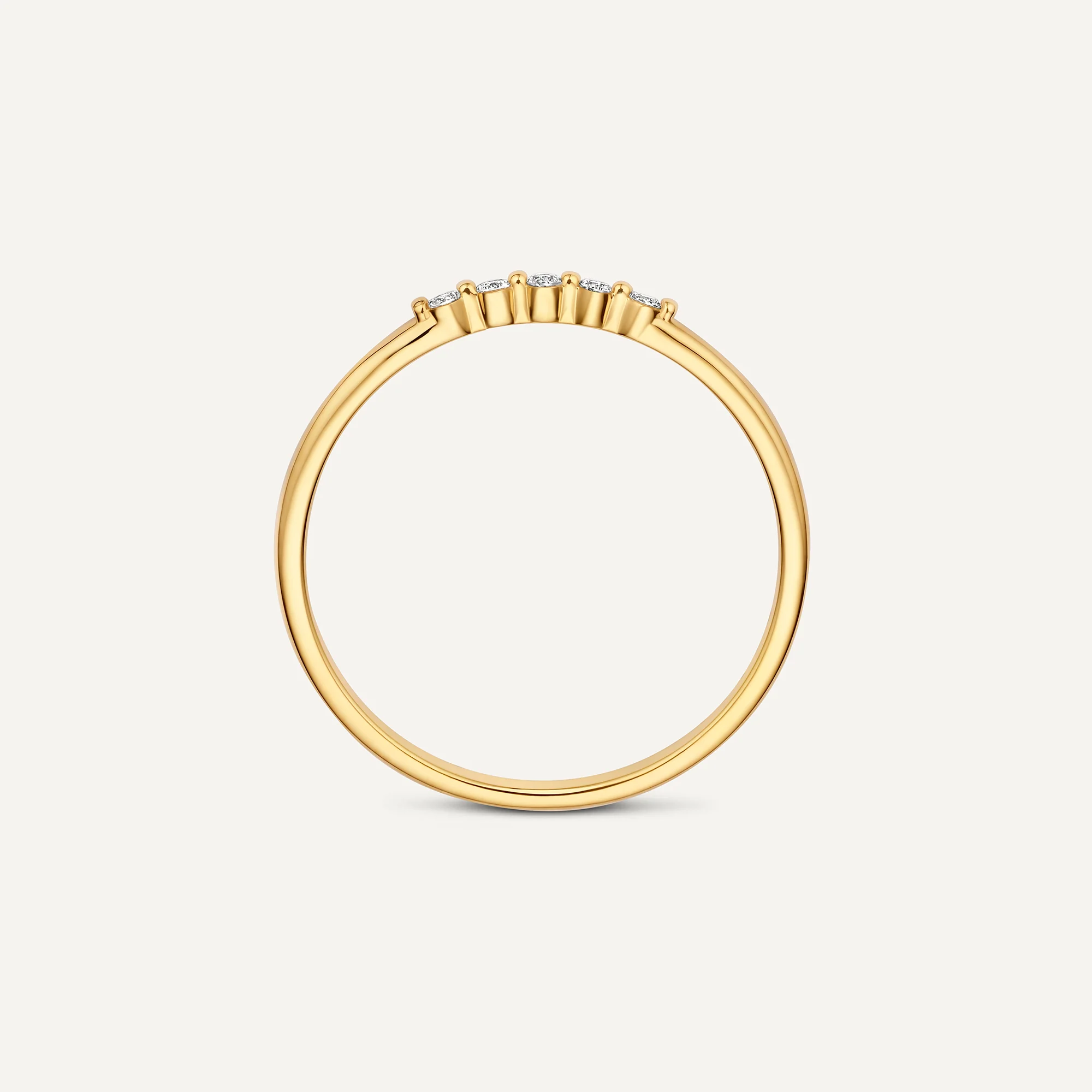 Diamond Threaded Stacker Ring (0.05 ct) - Image 7