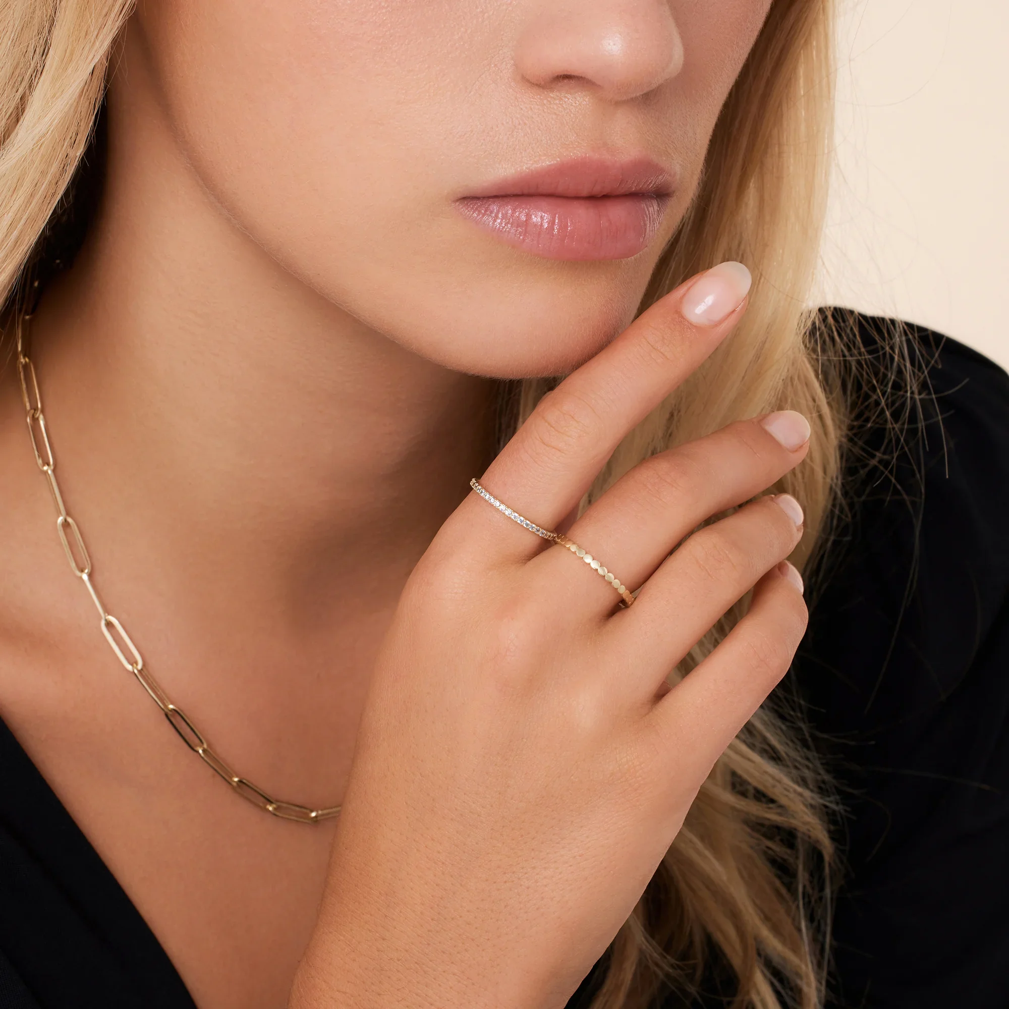 Essential Cubic Zirconia Eternity Ring - Image 3