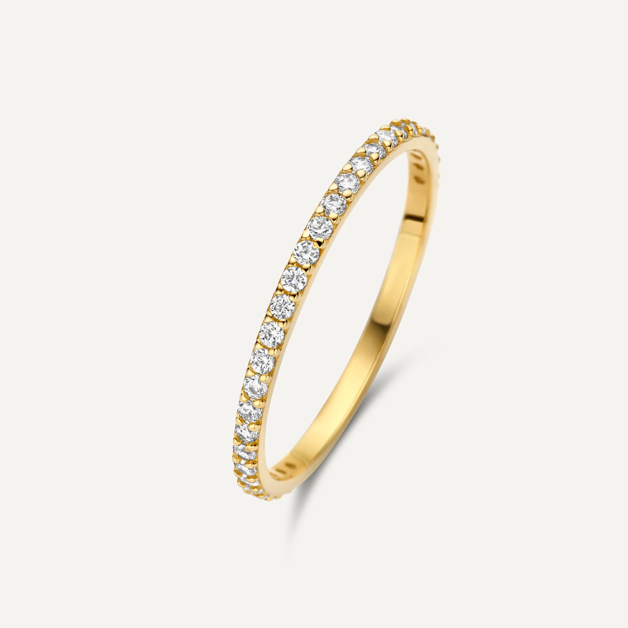 Essential Zirconia Bezel Dot Eternity Rings Set - Image 5