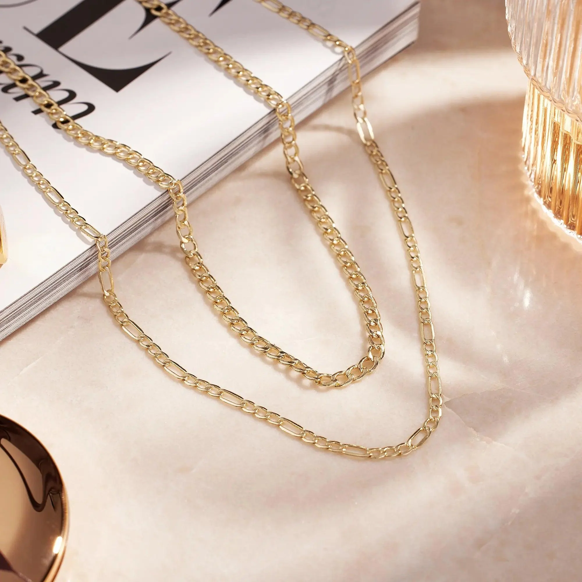 Figaro Chain Necklace - Image 12