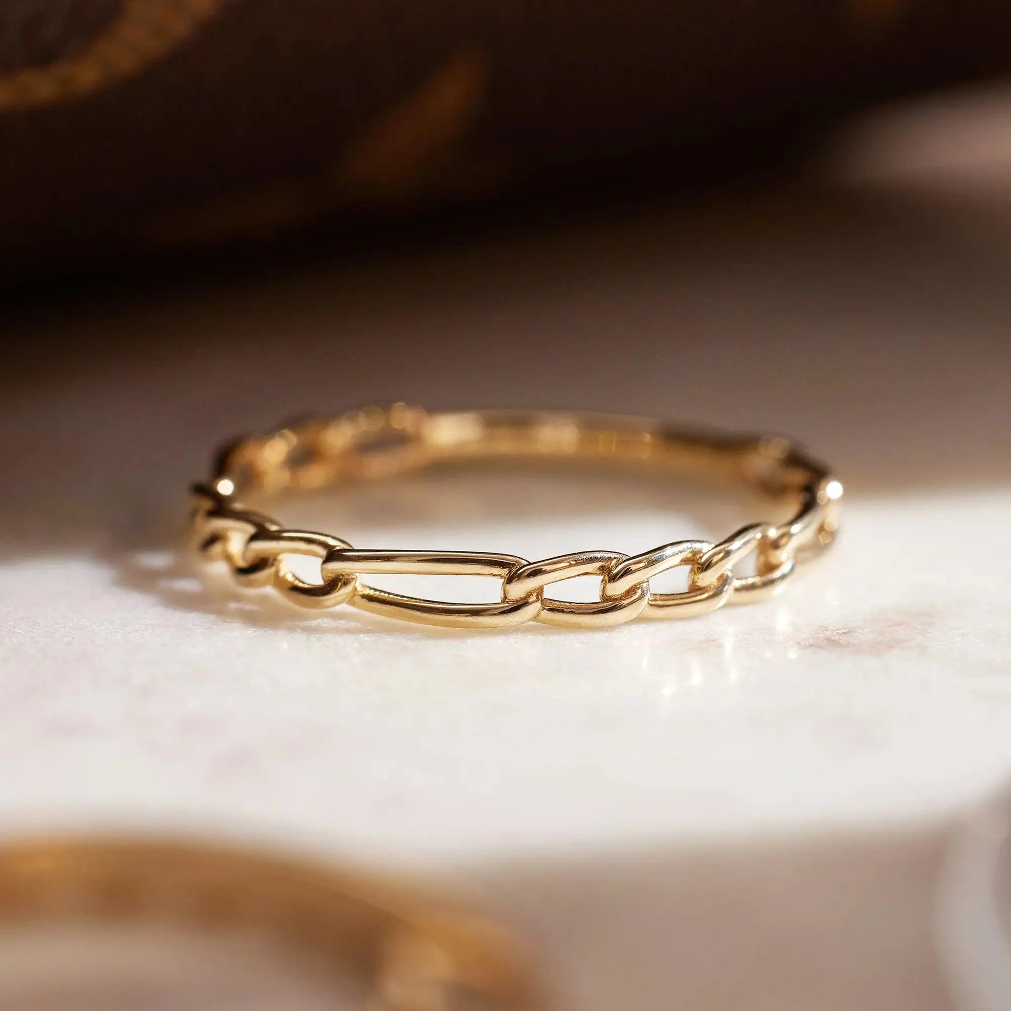 Figaro Chain Stacker Ring - Image 4