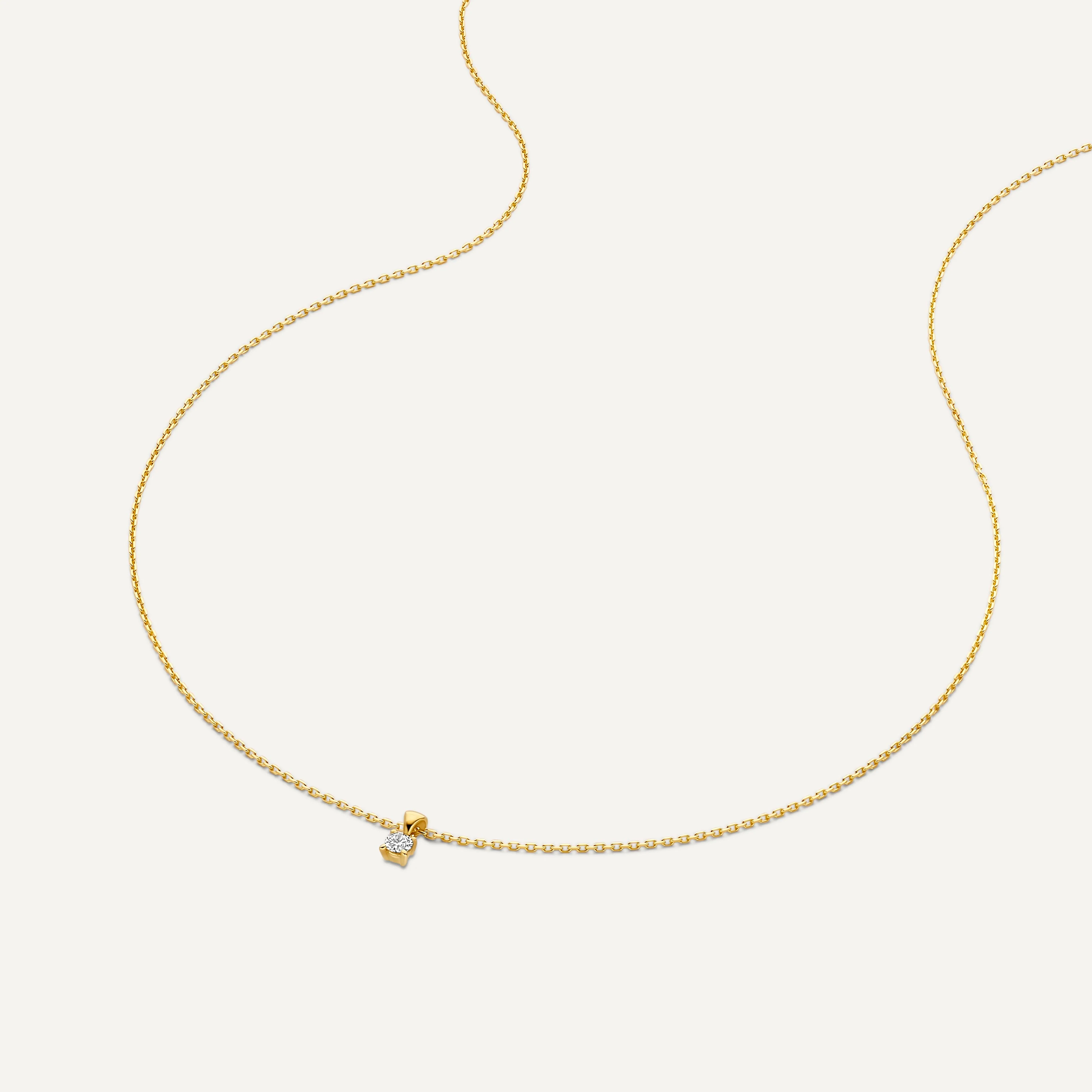 Four Prong Diamond Linked Pendant Necklace (0.07 ct) - Image 5