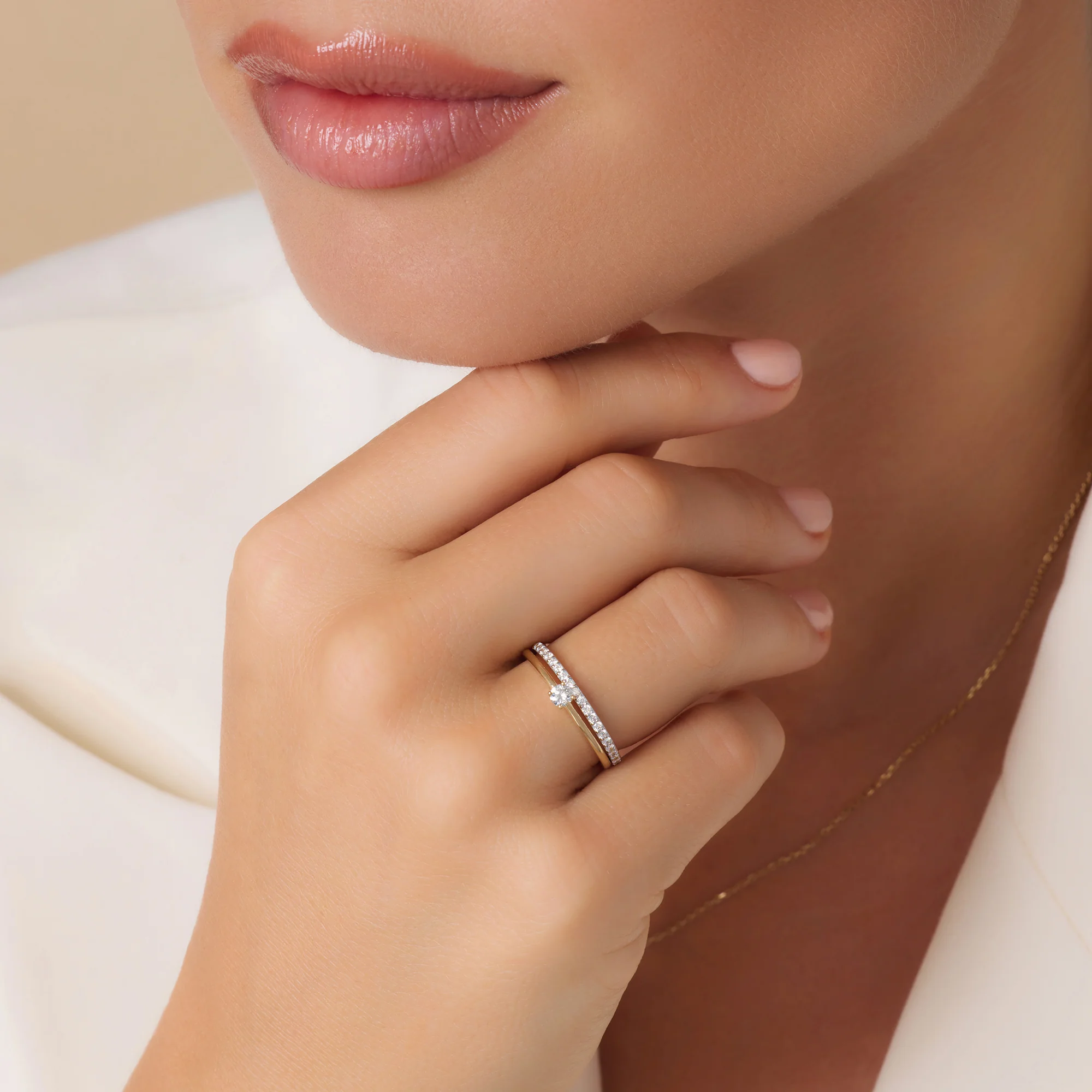 Four Prong Diamond Solitary Ring (0.10 ct) - Image 3