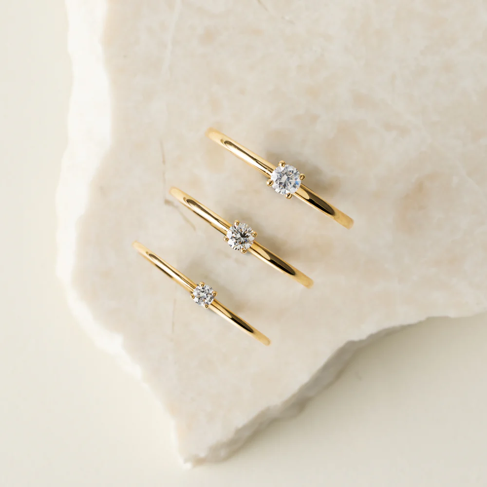 Four Prong Diamond Solitary Ring (0.15 ct) - Image 4
