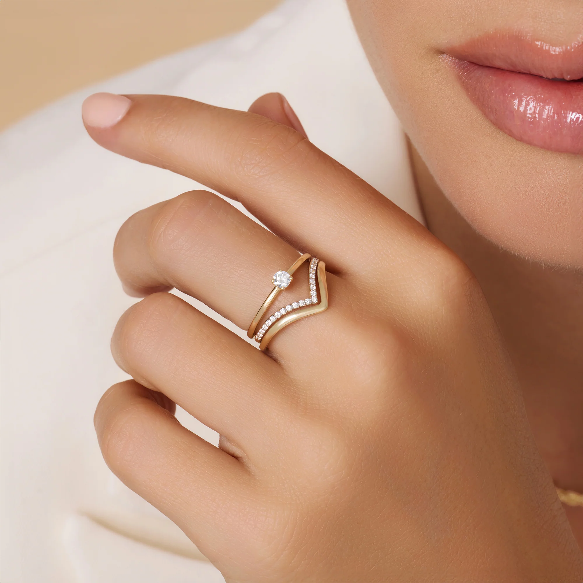 Four Prong Diamond Solitary Ring (0.15 ct) - Image 9