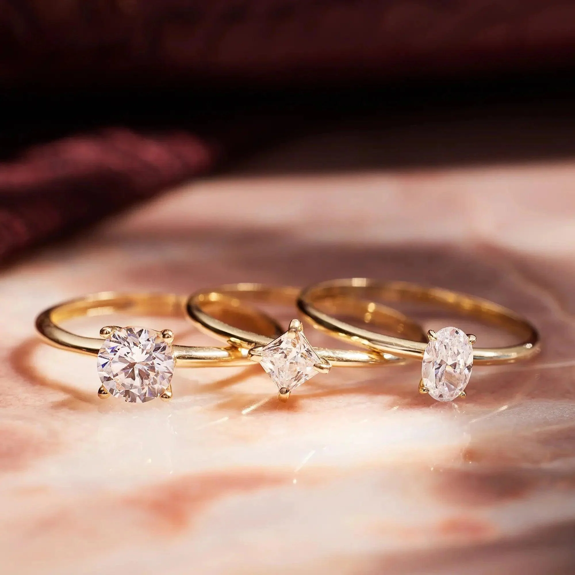 Four Prong Round Cut Cubic Zirconia Ring - Image 15